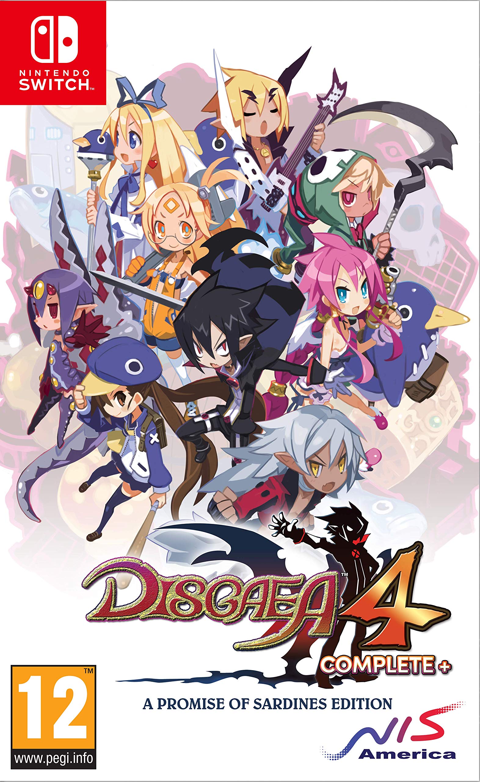 Disgaea 4 Complete+ - Nintendo Switch Game - Day One Edition - Tactical RPG for Strategy Lovers - Perfect for Home Gaming and Travel Adventures