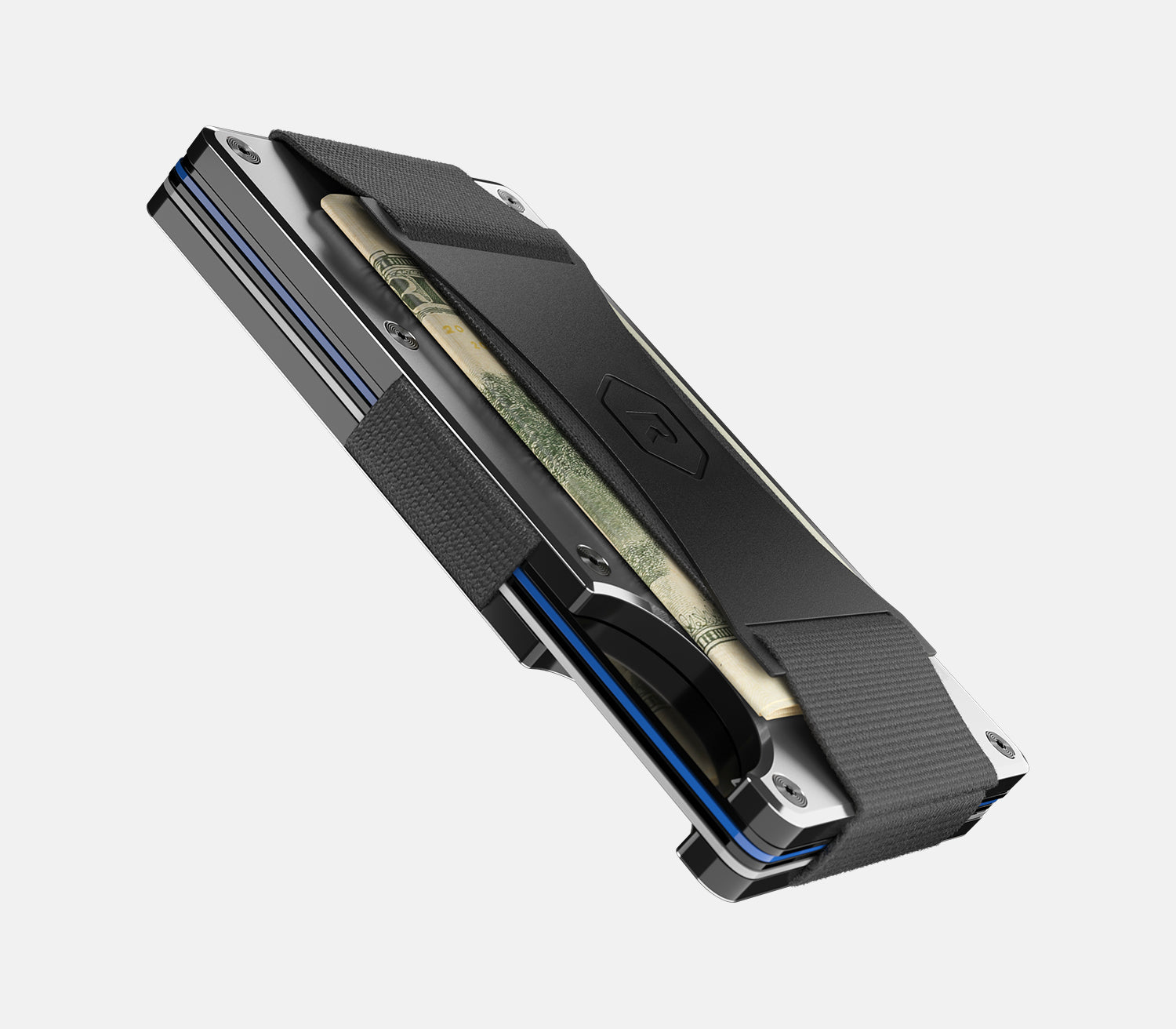 Ridge Wallet for Men - Slim RFID Blocking Minimalist Front Pocket Wallet - Boise State Broncos Design - Perfect for Travel, Everyday Carry & Gifts