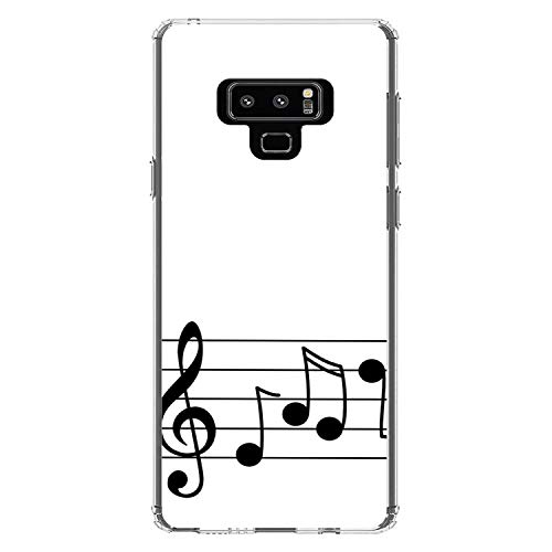 Treble Staff Music Notes On Clear Case