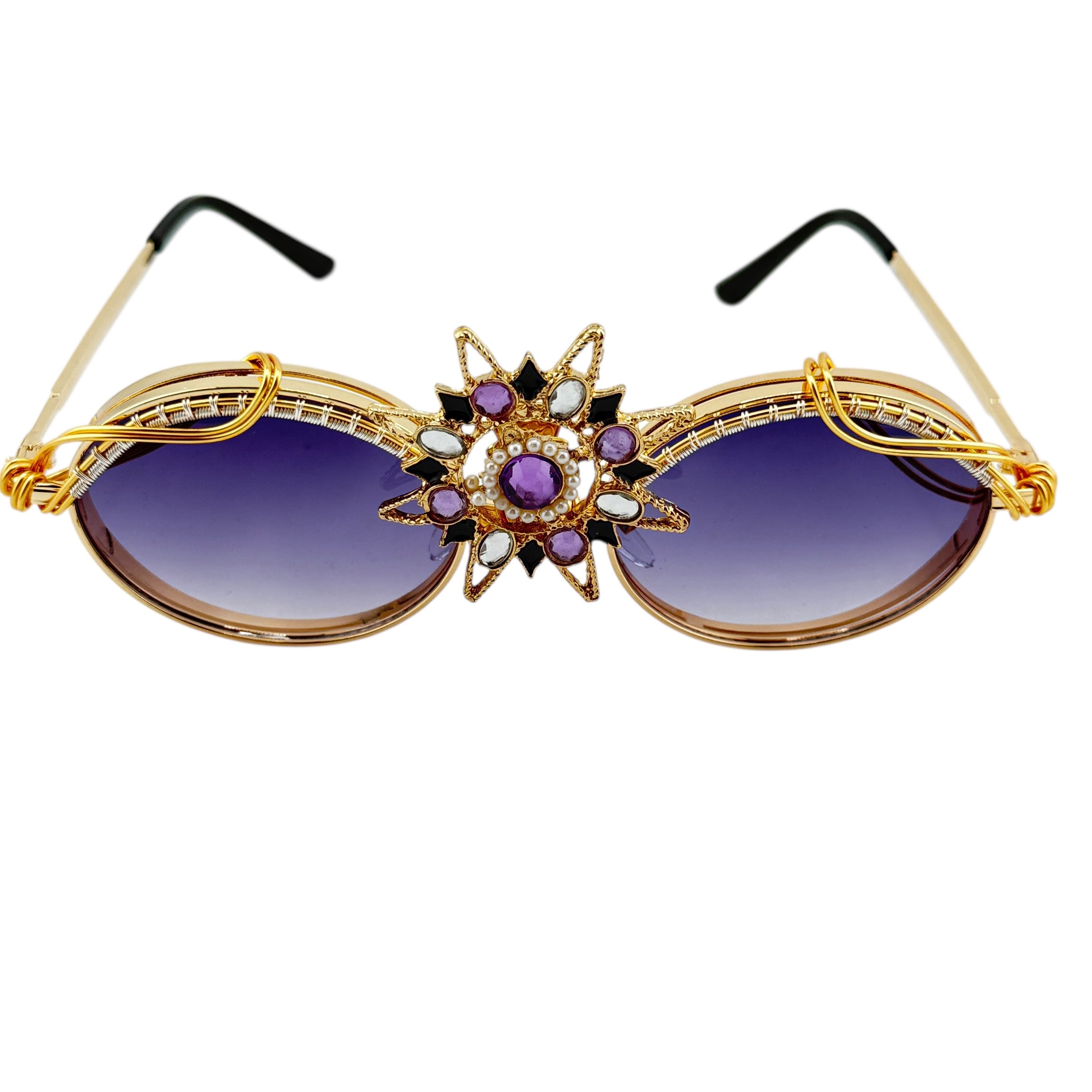 Limited Edition Purple Stars Spunclips™ Hair Clips - Trendy Hair Accessories for Women & Girls, Perfect for School, Parties & Everyday Styling