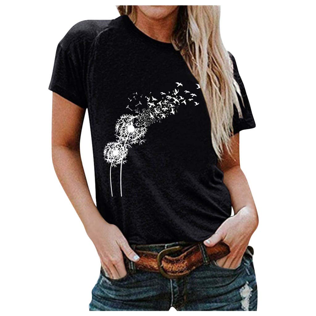 Stylish Women's Cropped Short Sleeve Graphic Tee - Trendy Summer Tops for Casual Outfits & Streetwear Fashion