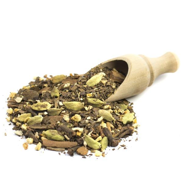 Organic Spiced Chai Mate Tea - Herbal Loose Leaf Tea Blend with Cinnamon & Cardamom - Perfect for Relaxation, Morning Boost & Afternoon Pick-Me-Up