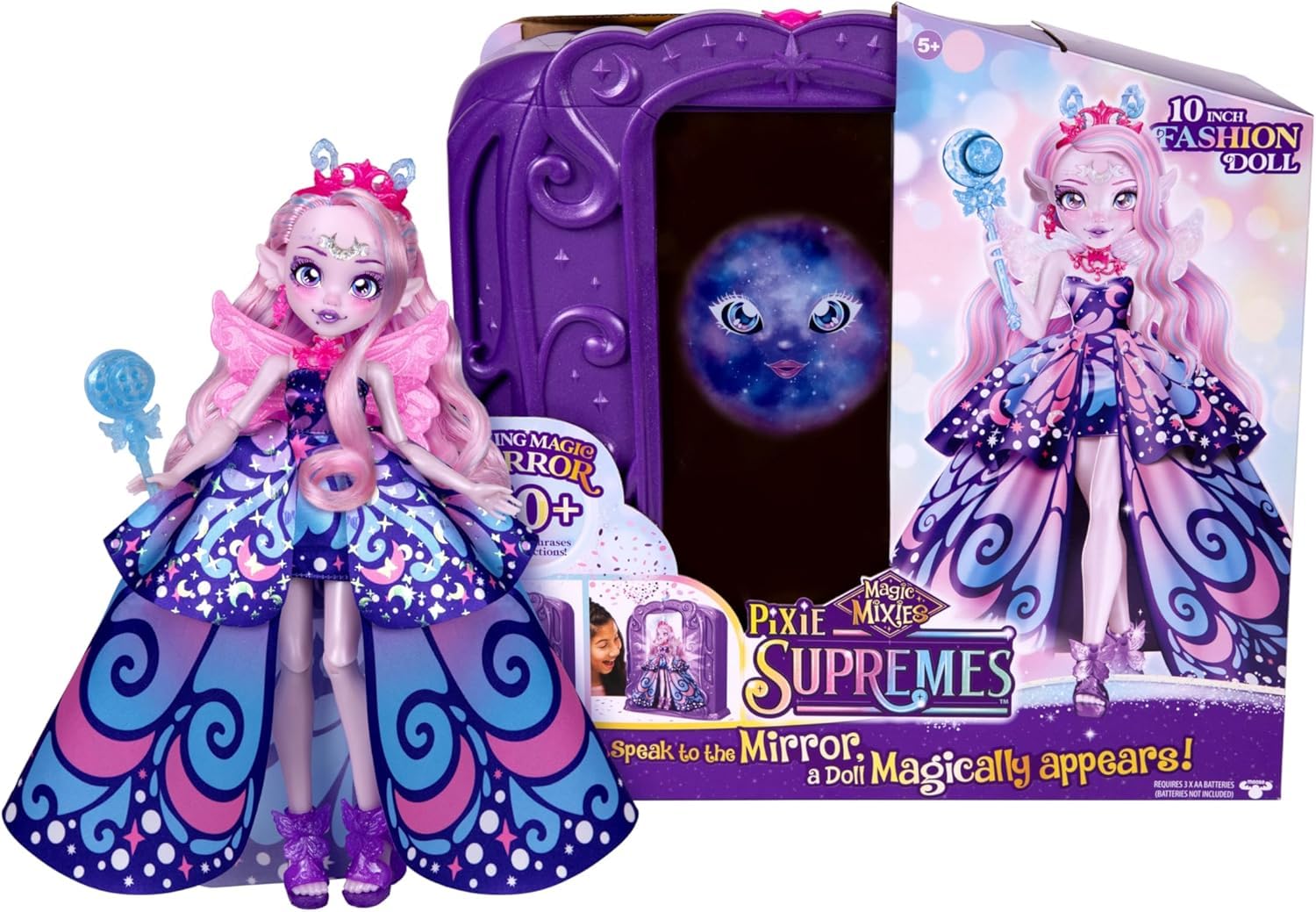 Magic Mixies Pixie Supremes Talking Magic Mirror with Luna The Butterfly Pixie Supreme 10.5