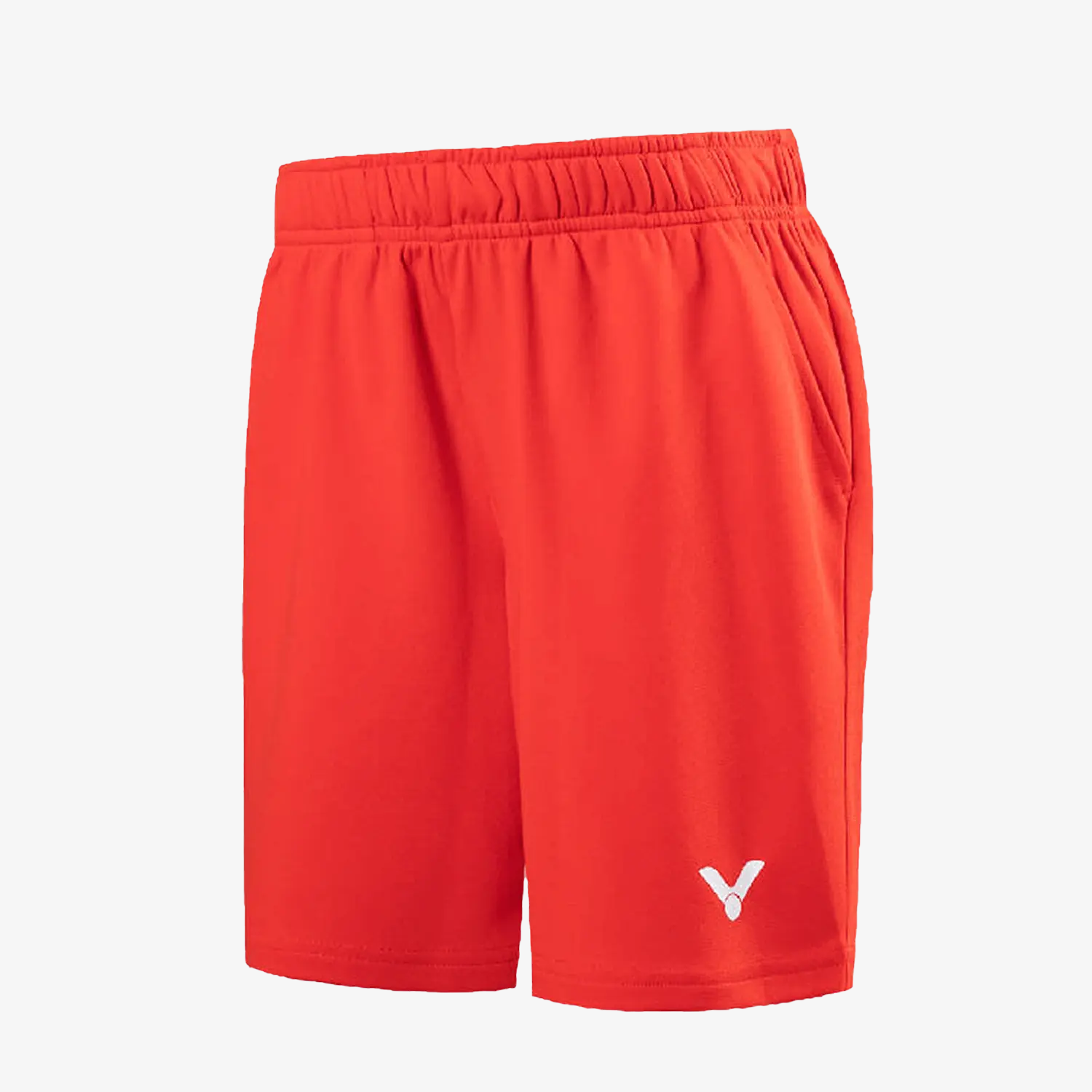 Victor R 32201D Junior Shorts 125 - Comfortable Athletic Shorts for Kids & Teens (Red) - Perfect for Running, Gym & School Sports Activities