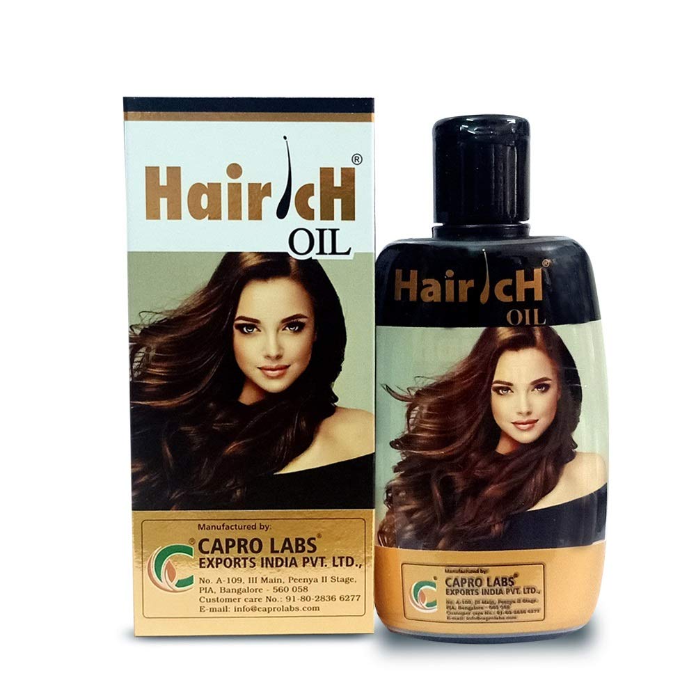 CAPRO Hairich Hair Oil 100ml - Nourishing & Repairing Treatment for Dry, Damaged Hair - Promotes Hair Growth & Shine - Perfect for Daily Use, Styling & Scalp Care