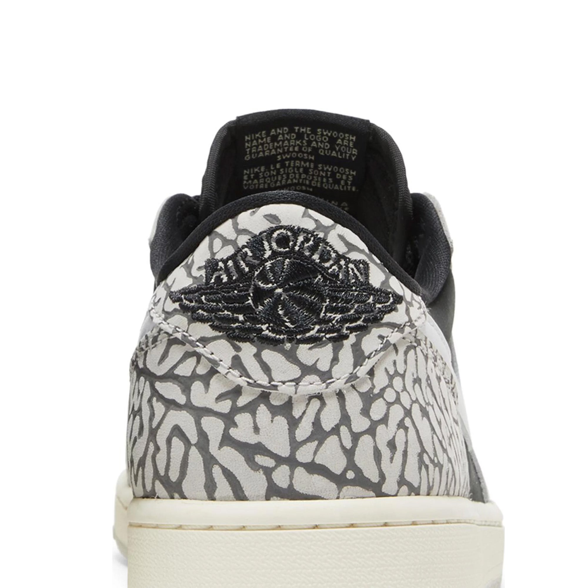 Air Jordan 1 Retro Low OG 'Black Cement' GS Sneakers - Classic Basketball Shoes for Women & Girls - Perfect for Streetwear, Gym & Casual Outfits