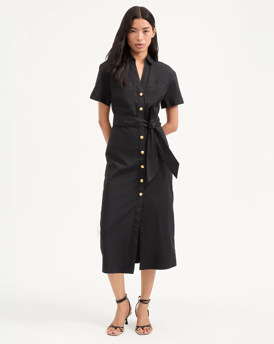 Stylish Tabby Midi Dress for Women - Flowy Summer Dress with Pockets | Perfect for Casual Outings, Beach Vacations & Date Nights