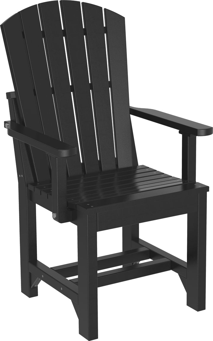 Premium Adirondack Arm Chair - Outdoor Dining Height, Weather-Resistant & Comfortable - Perfect for Patio, Deck, Garden, and Backyard Relaxation