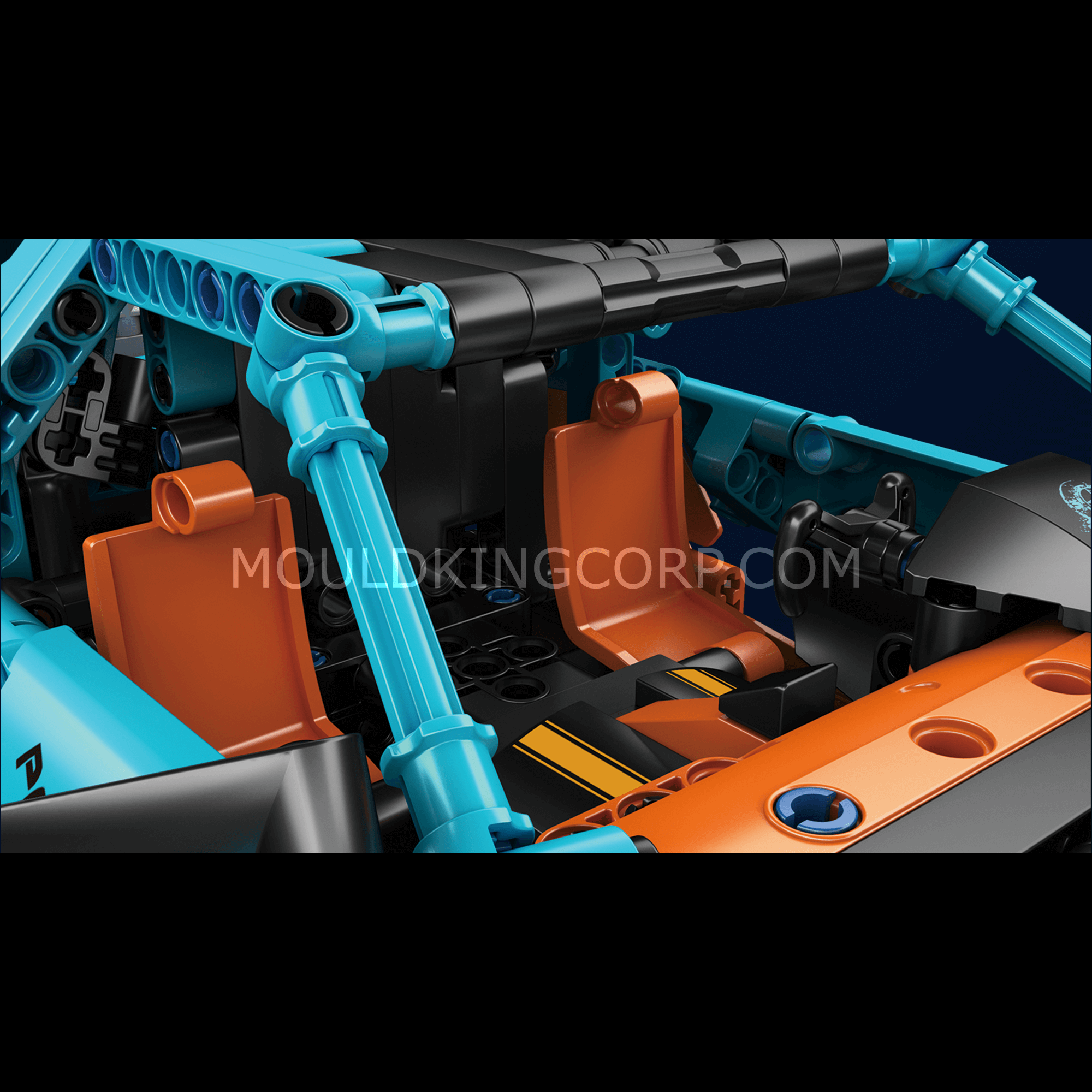 Mould King 13174 P1 GTR Sports Car Model Building Set - 936 PCS DIY Bricks for Adults & Teens - Perfect for Home Decoration, Gift, and Car Enthusiasts Collection