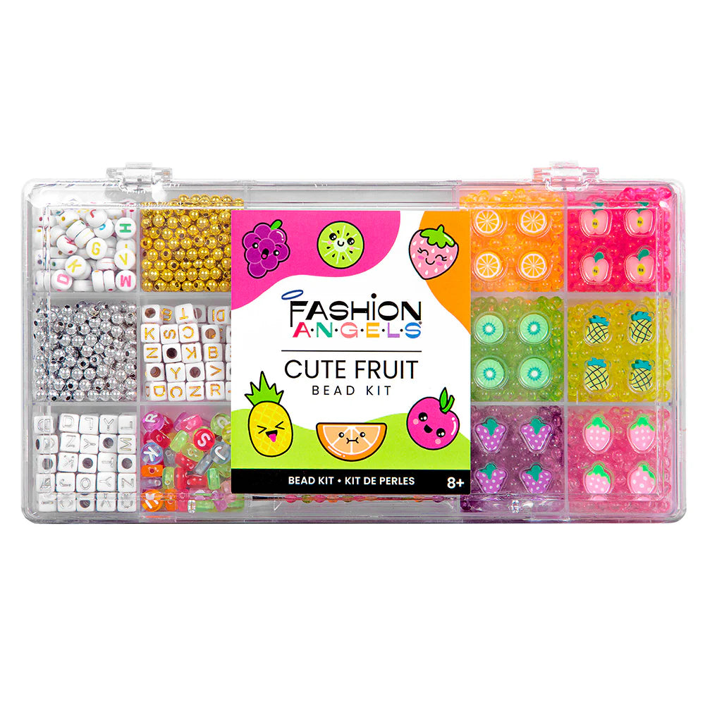 FA Cute Fruit Bead Set for Jewelry Making - DIY Craft Beads Kit for Necklaces, Bracelets, Earrings - Perfect for Kids & Adults Arts & Crafts Projects