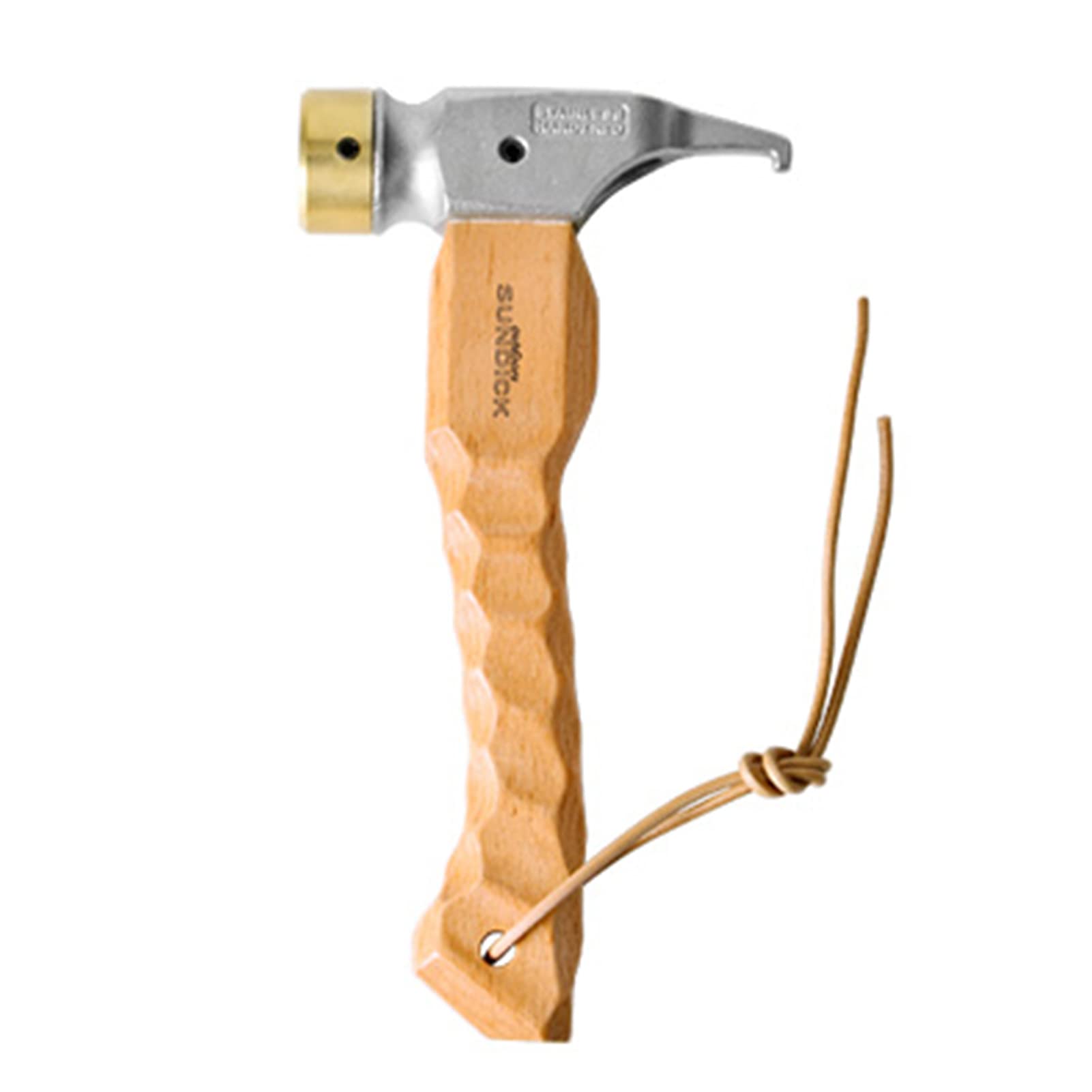 Heavy Duty Camping Hammer - Portable Tent Stake Puller & Nail Remover with Holding Strap | Durable Steel Construction for Camping, Hiking & Outdoor Adventures