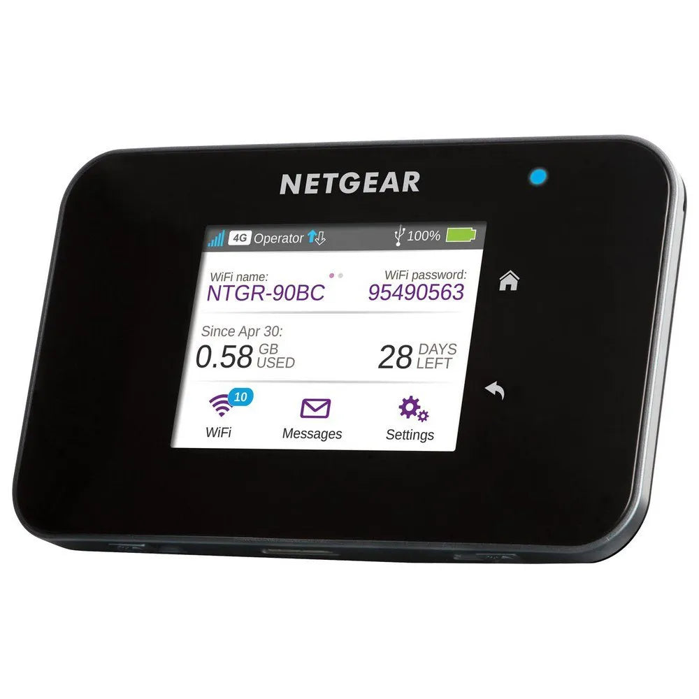 Netgear AirCard 810 4G LTE Mobile Hotspot Router - Fast Wireless Internet for Travel, Work & Remote Areas | Portable WiFi for Laptops, Tablets & Smartphones