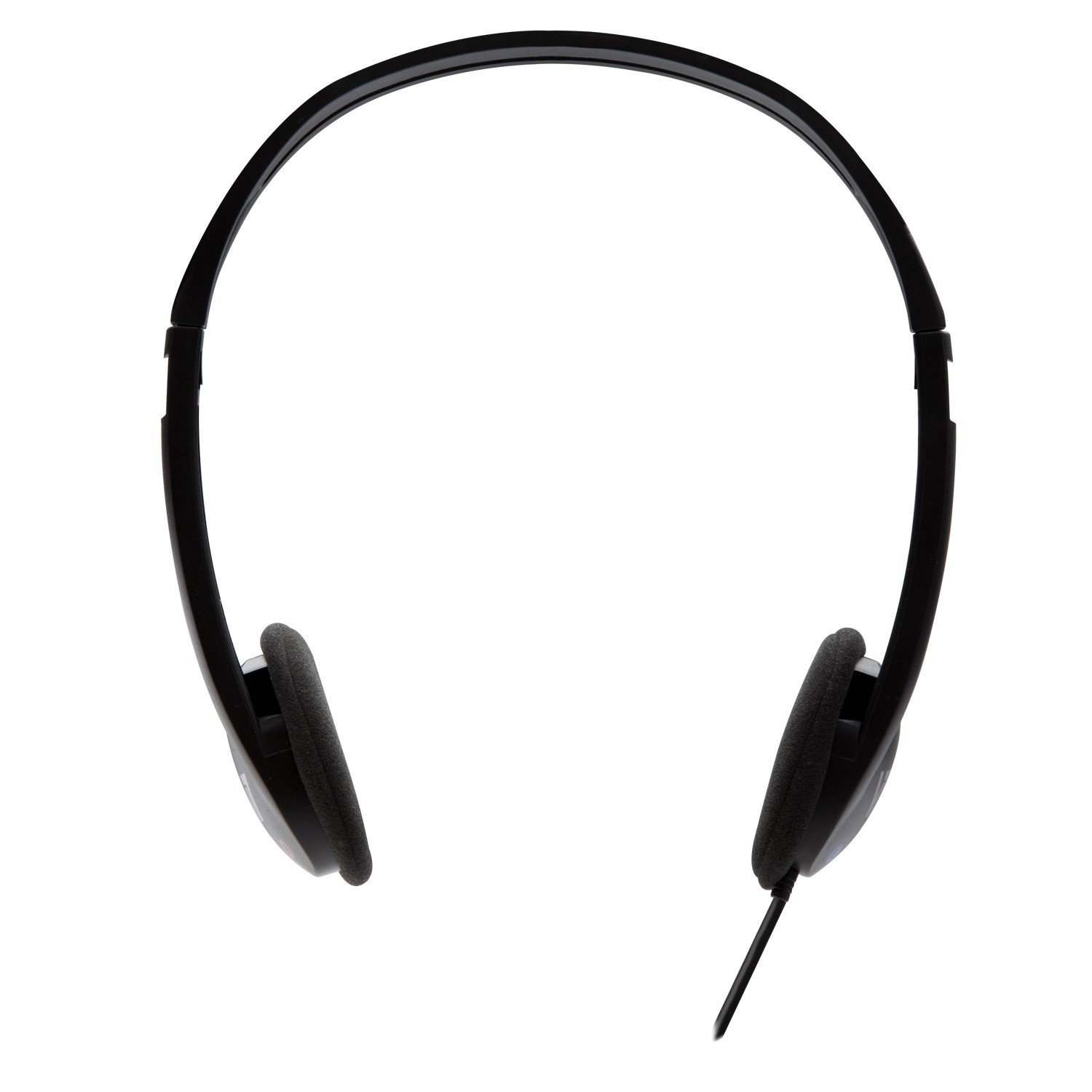 V7 HA300-2EP Lightweight Stereo Headset with 3.5mm Jack - Black | Comfortable Over-Ear Headphones for Gaming, Music & Office Work