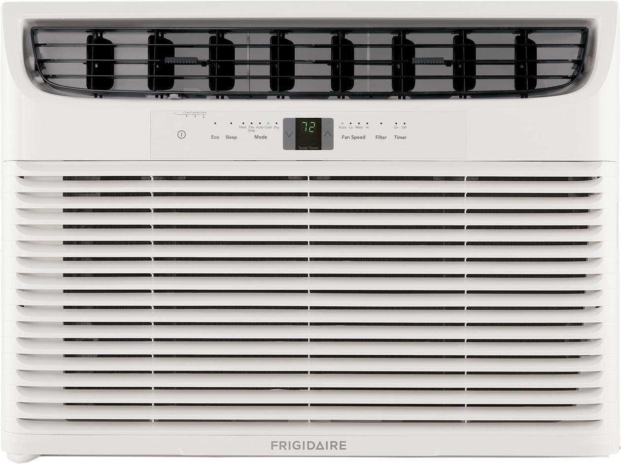 Frigidaire FHWE182WA2 18,500 BTU Window Air Conditioner with Supplemental Heat & Slide-Out Chassis - Cool & Heat Rooms up to 1,000 Sq Ft for Home, Office or Bedroom