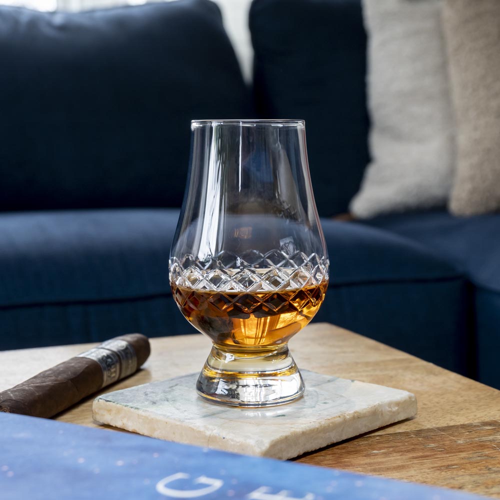 Premium 6.75oz Glencairn Crystal Whiskey Glasses Set of 4 - Authentic Scotch Tasting Glasses for Bourbon, Whisky & Liquor - Perfect for Home Bar, Gifts & Entertaining