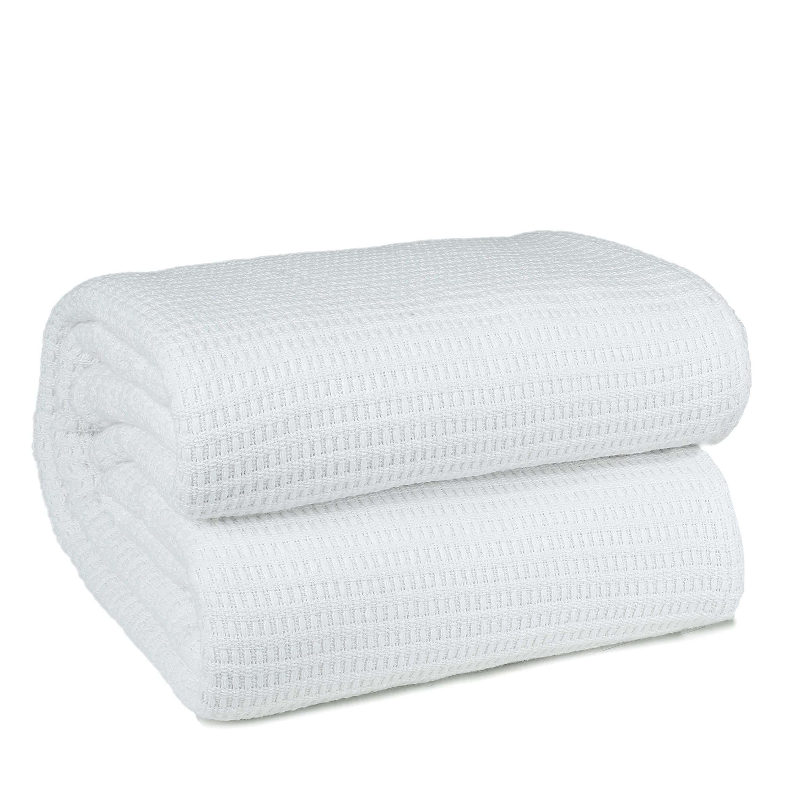 Tex Trend 100% Cotton Blanket - Queen Size Breathable All-Season for Bed & Sofa
