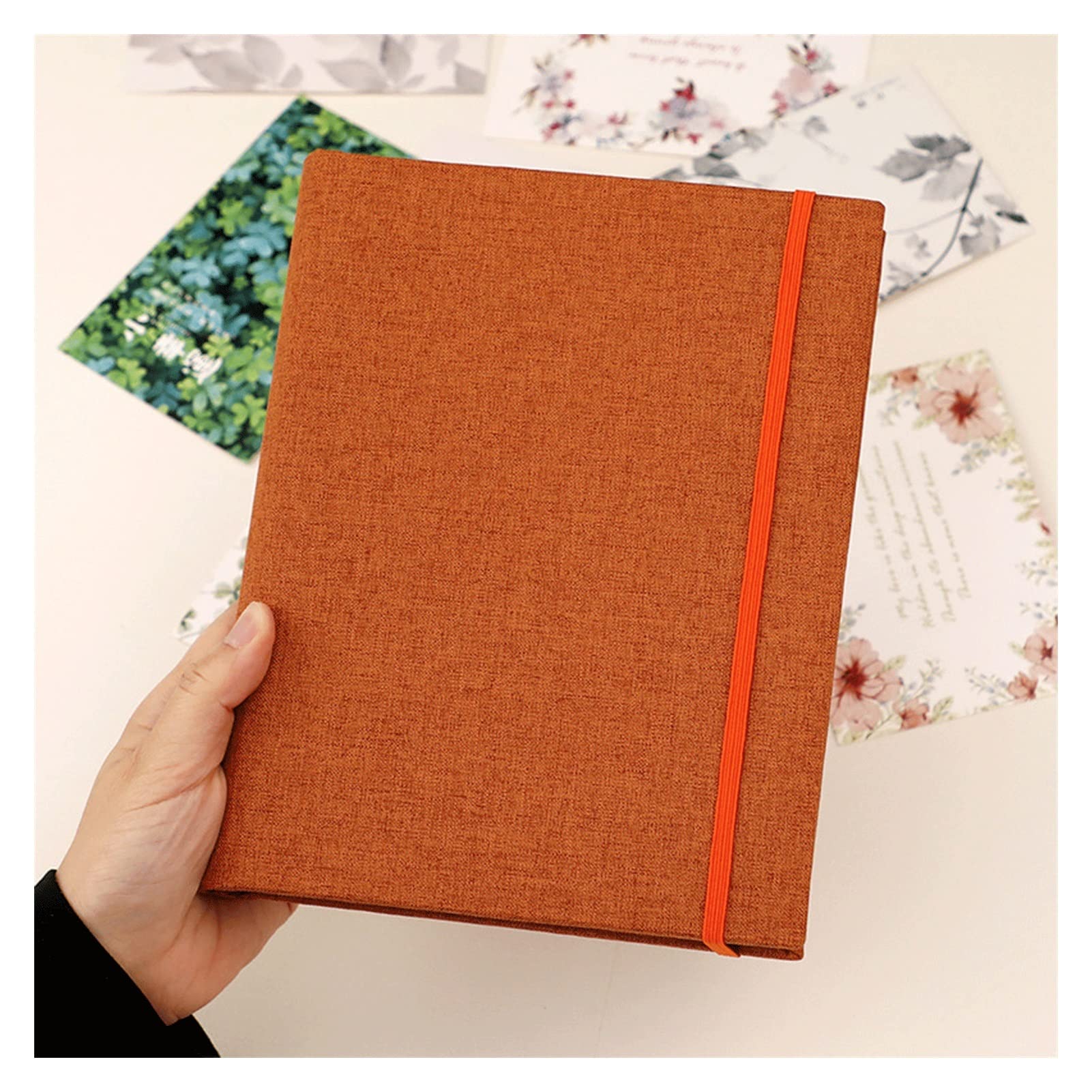 Premium Family Photo Album Scrapbook for Couples, Kids & Babies - Large Capacity Memory Book with Cover Art for Phone Pictures - Perfect for Weddings, Anniversaries & Baby Shower Gifts (Color 07, 6-Pack)