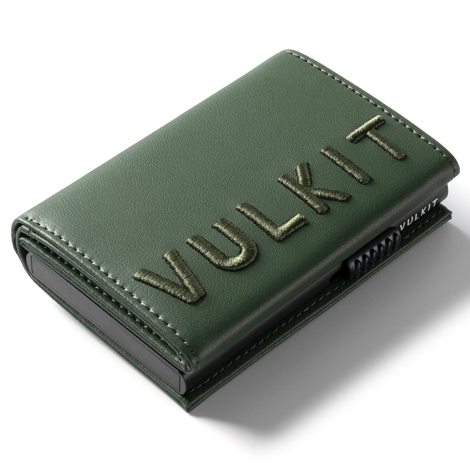 VC302 Limited Edition Numbered Tri-Fold Wallet with Side Slider & Magnetic Closure - Perfect for Everyday Carry, Travel & Business (Men's RFID Blocking Leather Wallet)