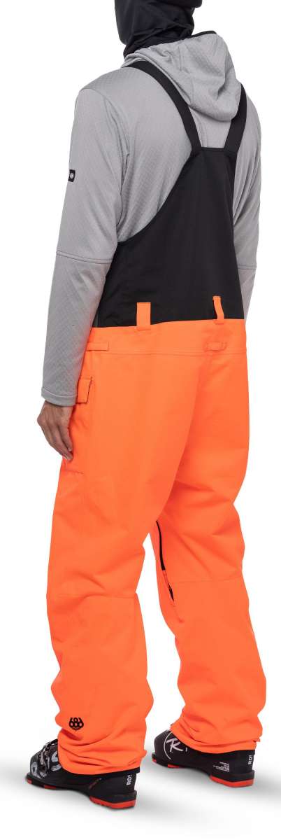 686 Frontier Shell Bib Snow Pants for Men & Women - Waterproof & Insulated Winter Ski Bib Overalls (2022-2023) - Perfect for Skiing, Snowboarding & Cold Weather Activities