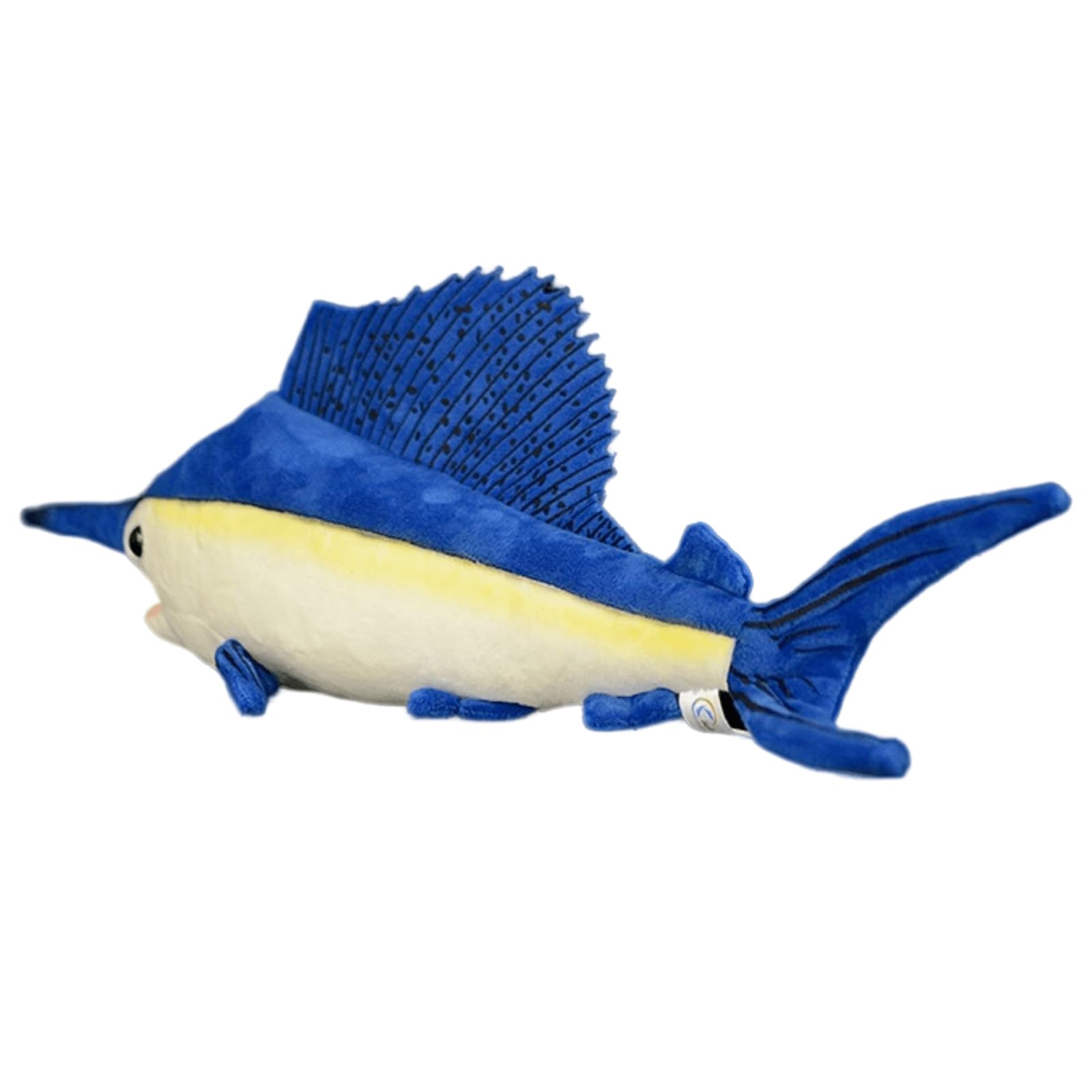 FRANKIEZHOU Realistic Swordfish Plush Toy - 18 Inch Soft Sailfish Stuffed Animal, Cuddly Ocean Creature Gift for Kids | Perfect for Birthday Presents, Nursery Decor & Marine Life Education