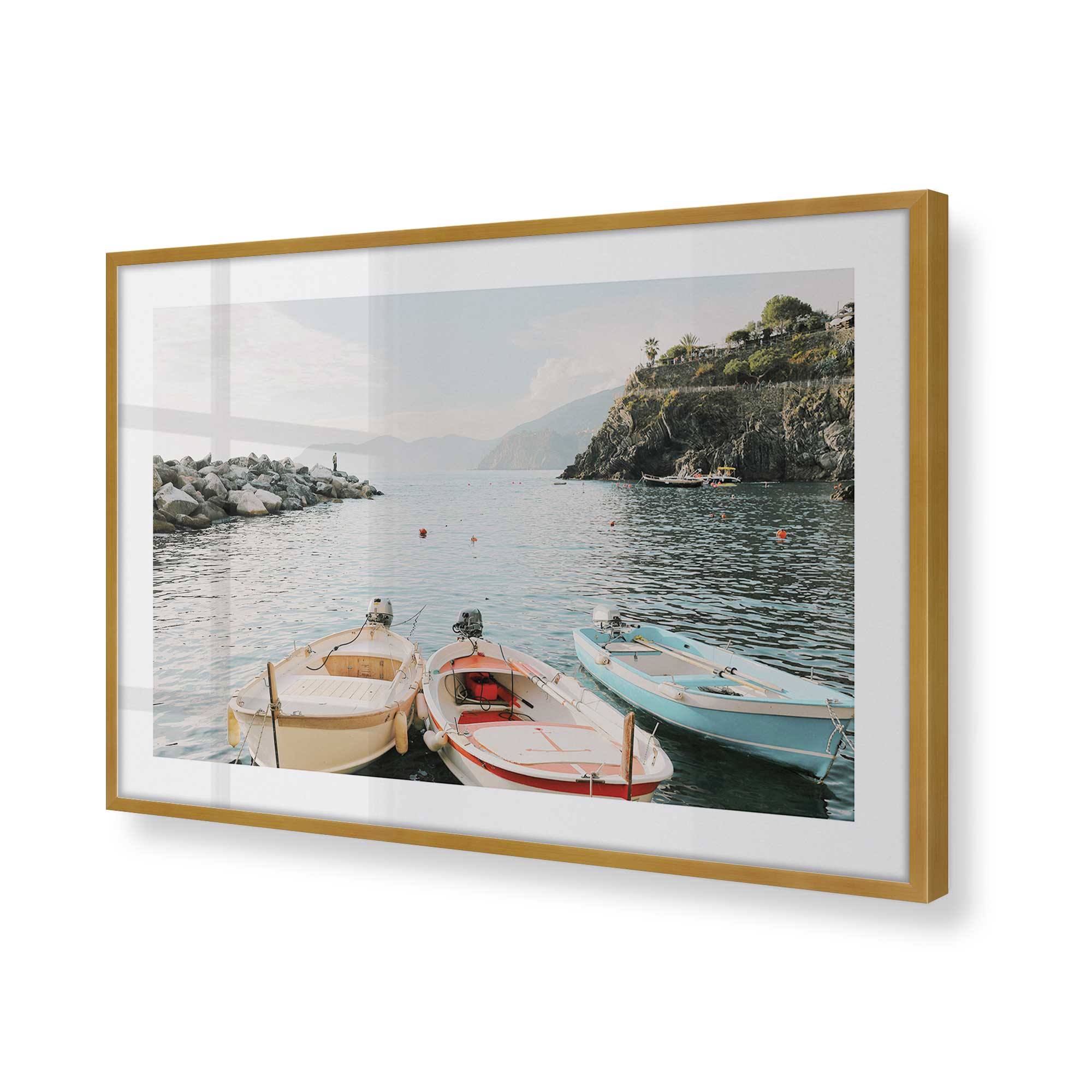 Dockside Dreams Print - Coastal Wall Art Decor for Beach House, Living Room & Bedroom | Nautical Themed Home Decor for Seaside & Ocean Lover Gifts