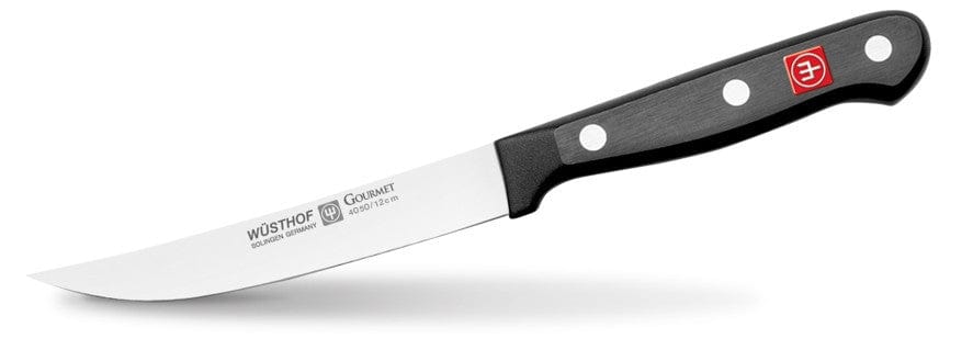 Wusthof Gourmet 7-Piece Steak Knife Set - Premium German Stainless Steel Steak Knives for Perfectly Cut Meats - Ideal for Steak Dinners, BBQs, and Fine Dining at Home