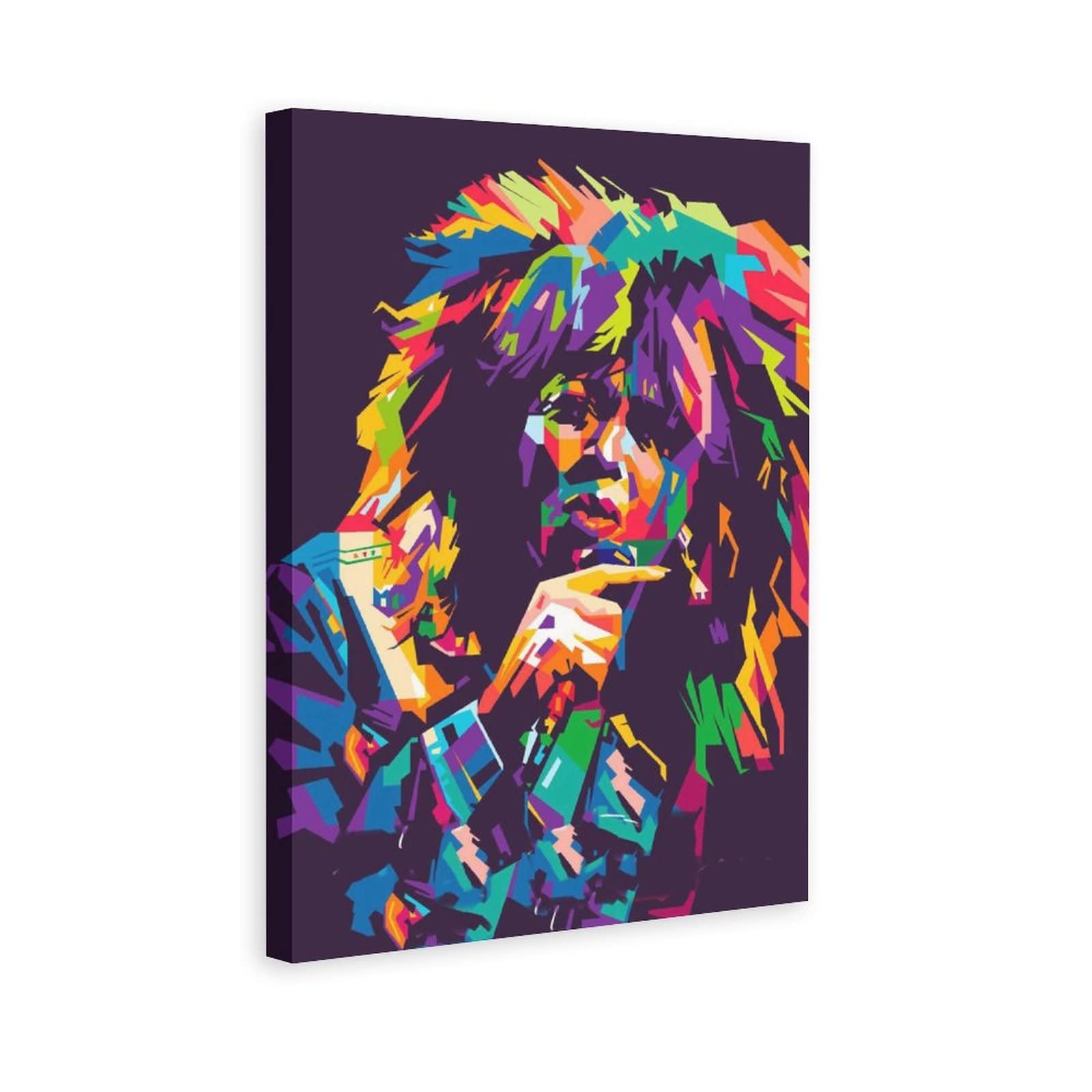 Tina Turner Canvas Poster - Vintage Music Singer Wall Art Print for Bedroom, Living Room & Office Decor - 8x12 Inches (20x30cm) - Perfect Gift for Music Lovers & Home Decoration