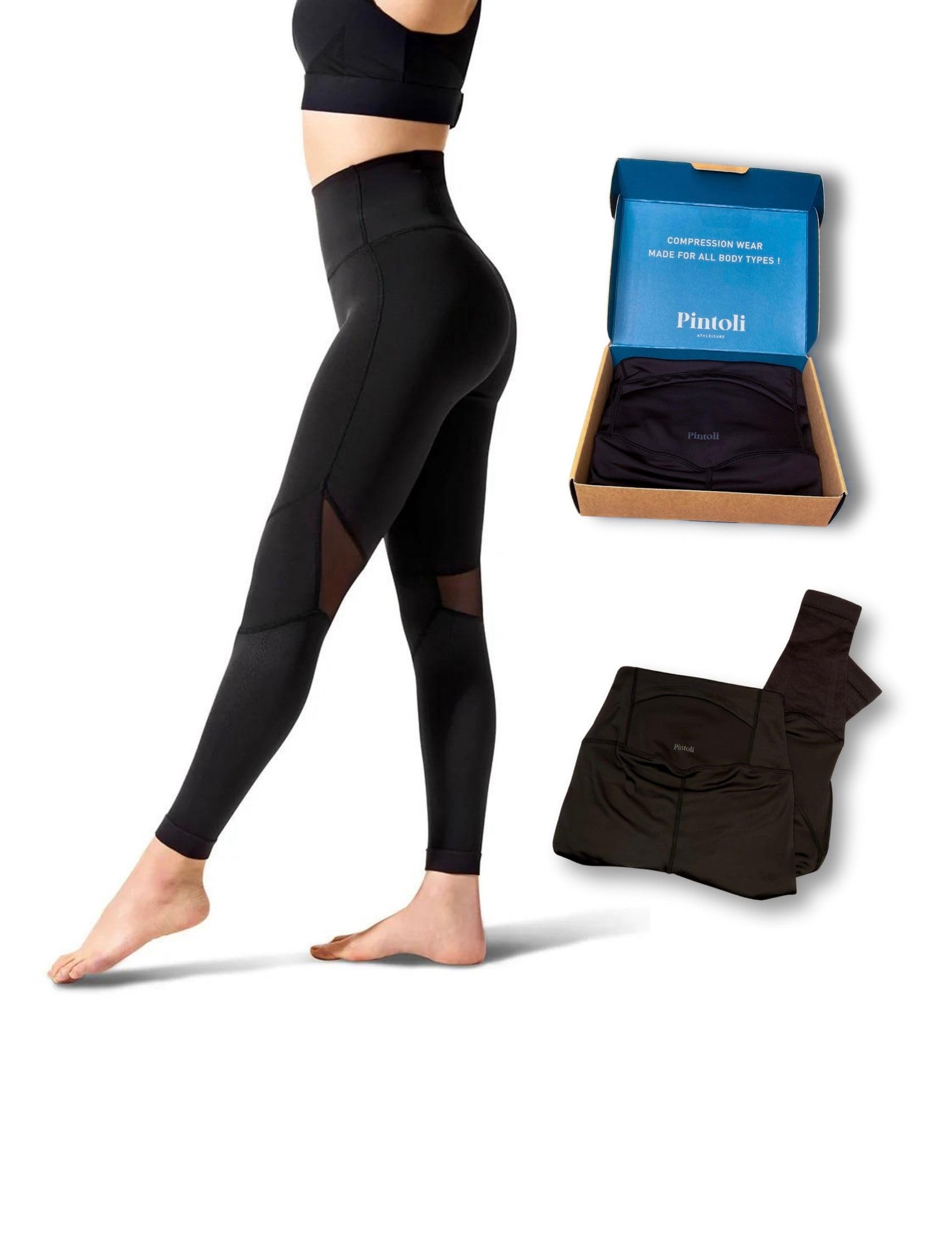 20-30 mmHg Compression Leggings for Women - High Waist 26
