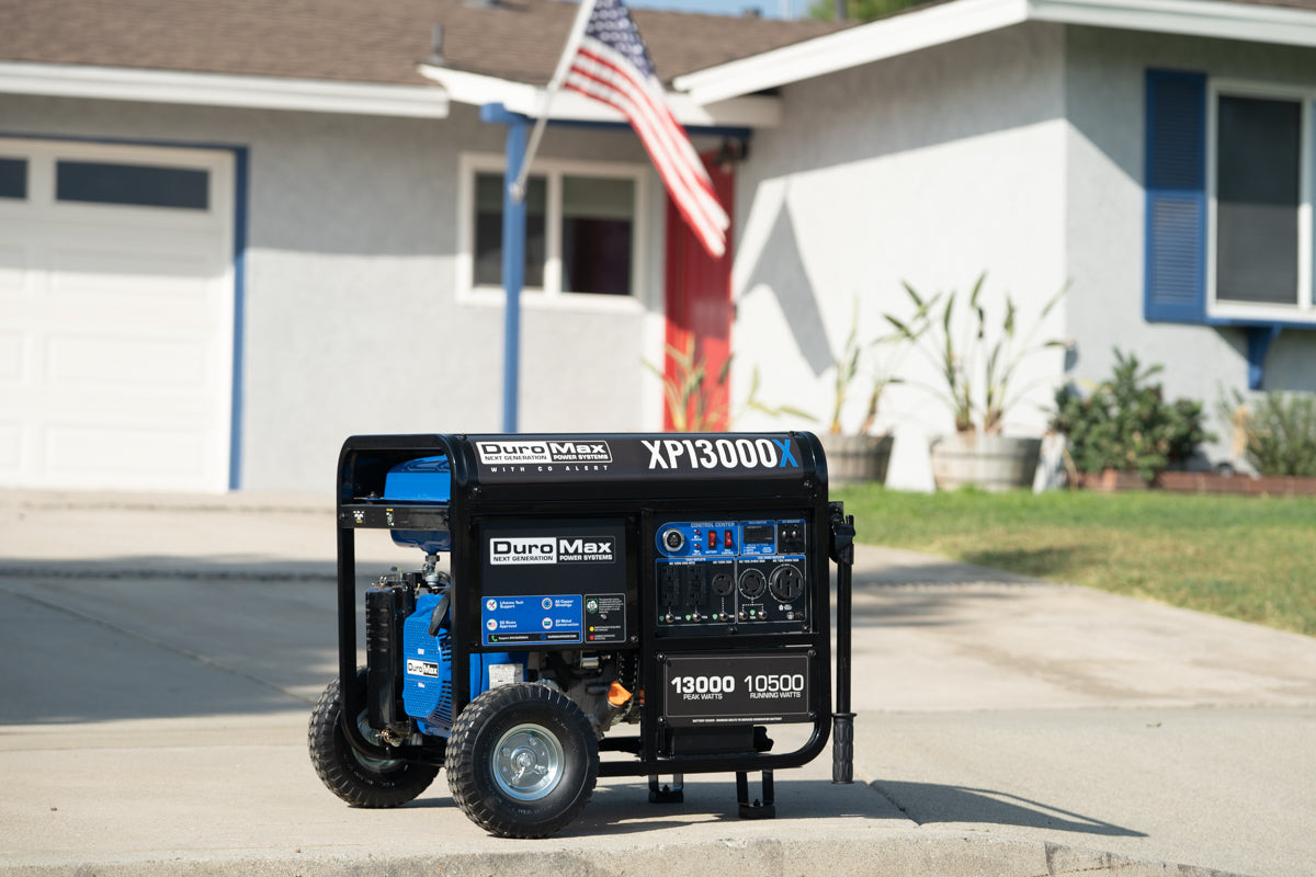 13,000W Portable Gasoline Generator with CO Alert - Reliable Backup Power for Home, Camping & Outdoor Emergencies