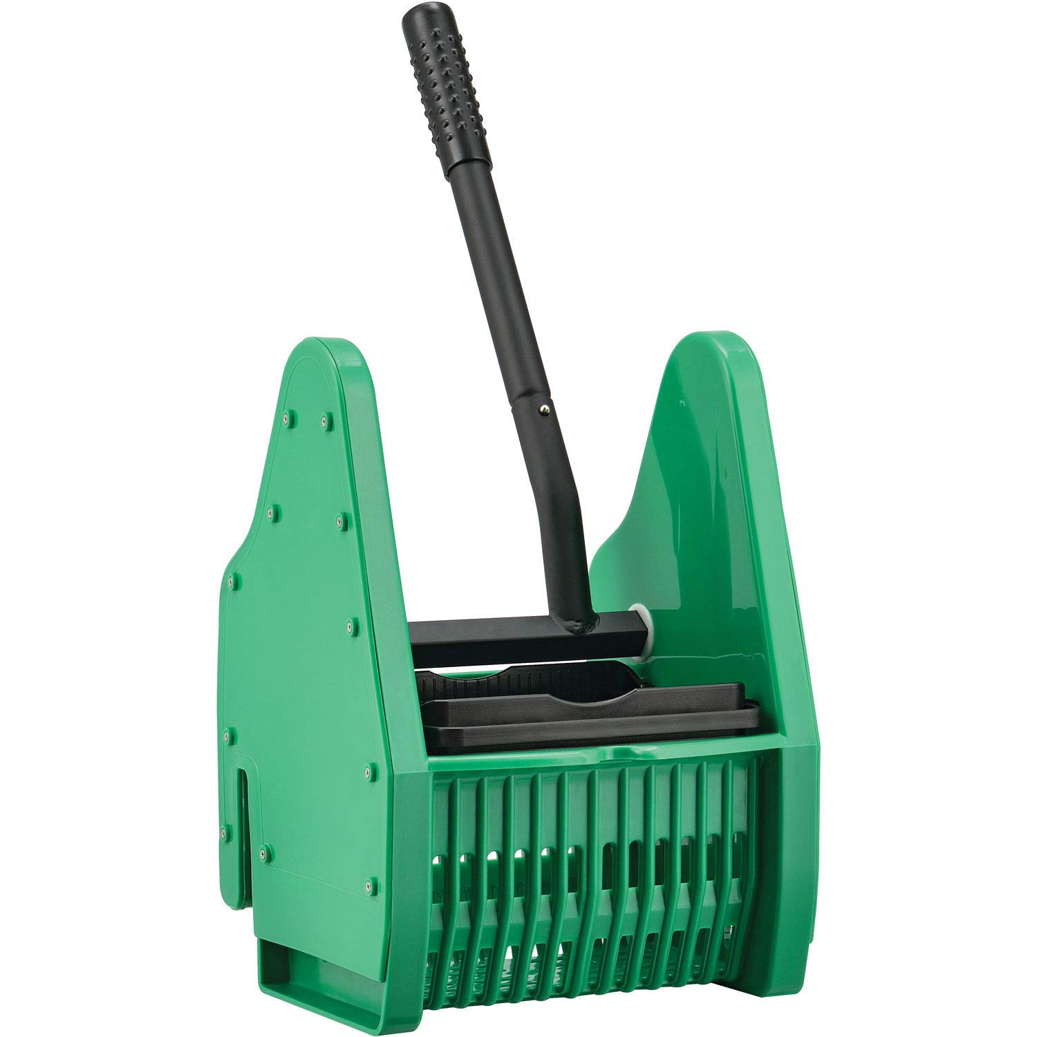 38 Quart Heavy Duty Mop Bucket with Wringer & Down Press - Commercial Cleaning Supplies for Floors, Garages & Industrial Use - Durable Green Mop Bucket Combo for Janitorial & Household Cleaning