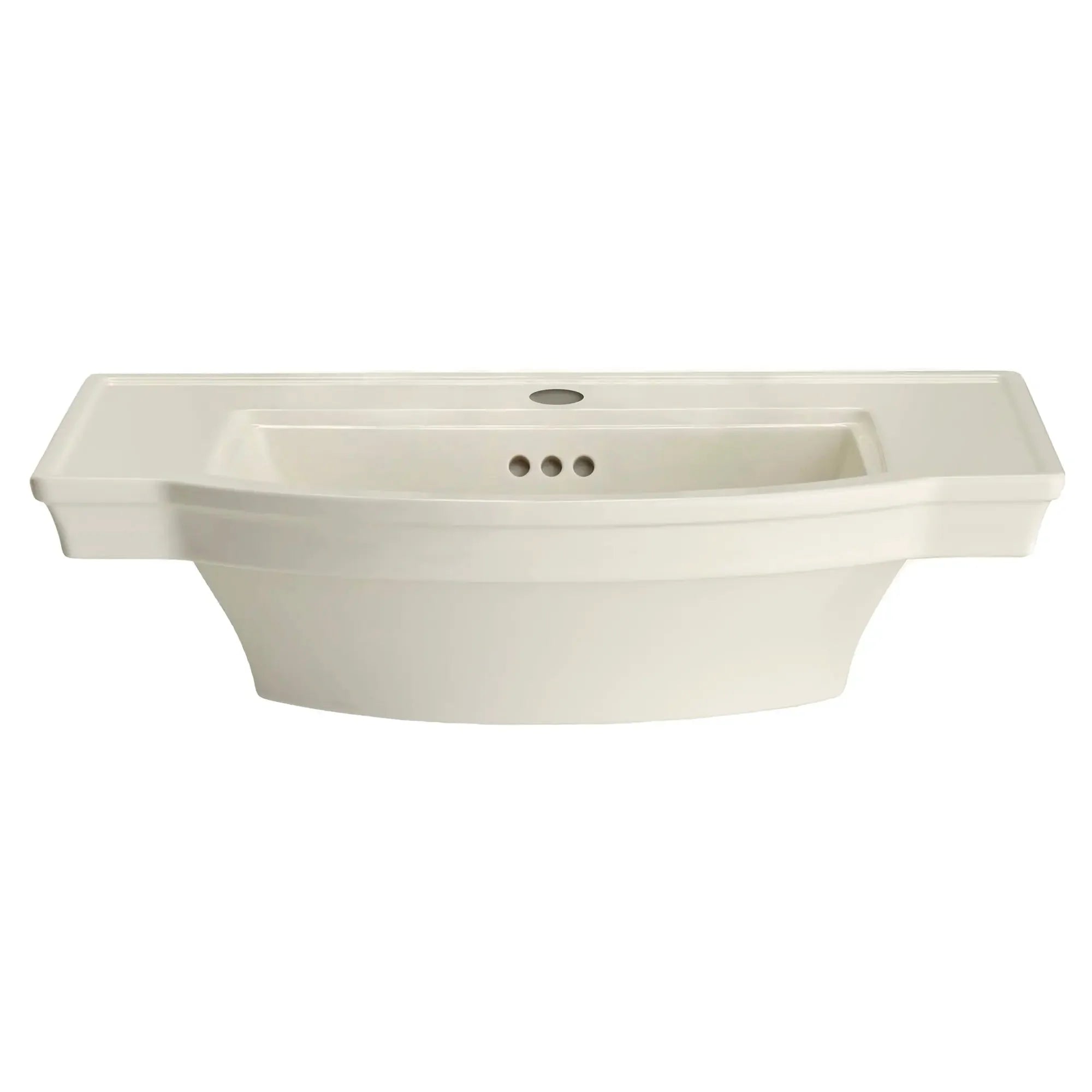 Estate® Center Hole Pedestal Sink Top - Modern Bathroom Vanity for Small Spaces, Perfect for Powder Rooms & Guest Baths