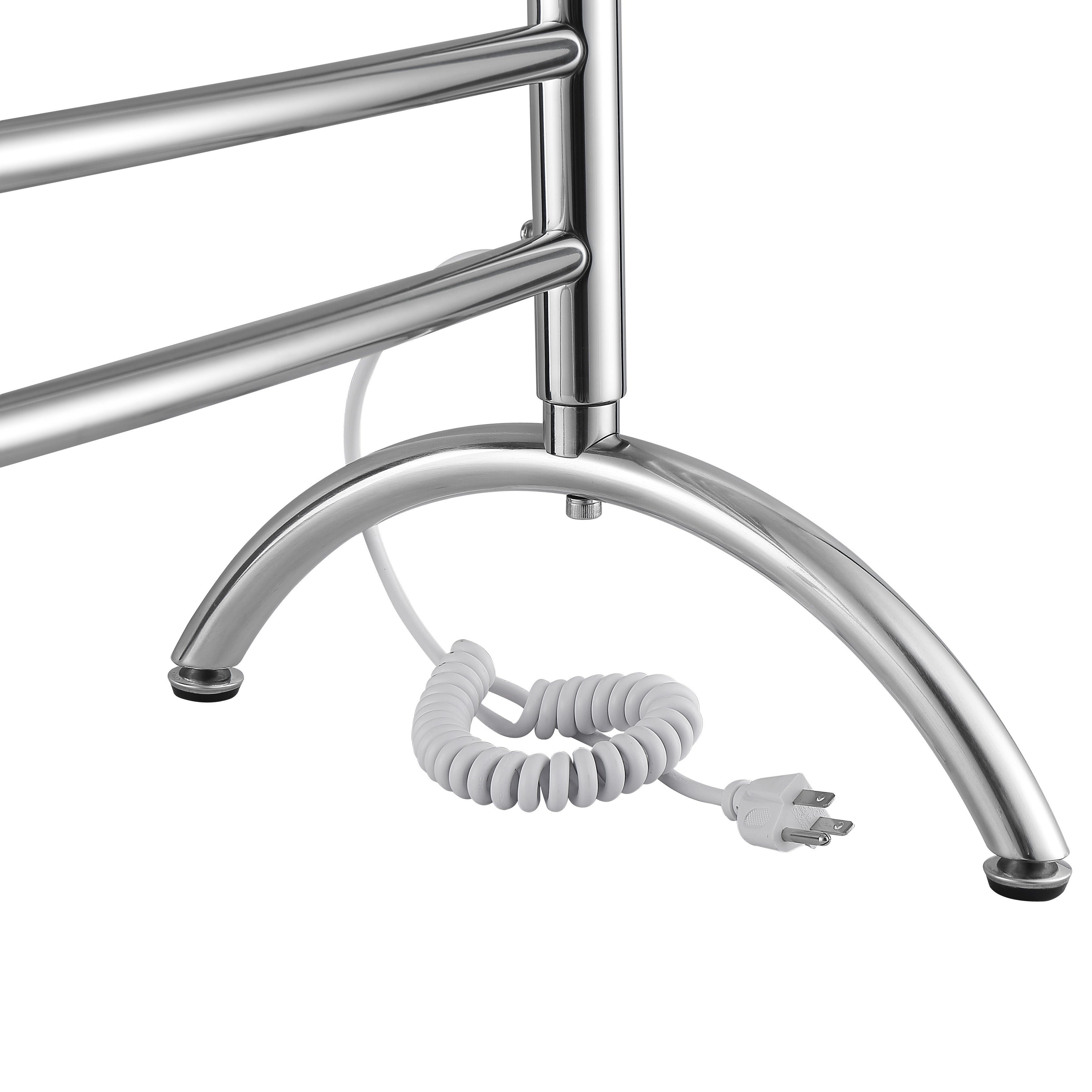 Imperia OBT 3-in-1 8-Bar Towel Warmer with Built-in Timer | Polished Stainless Steel | Perfect for Spas, Bathrooms & Luxury Hotels