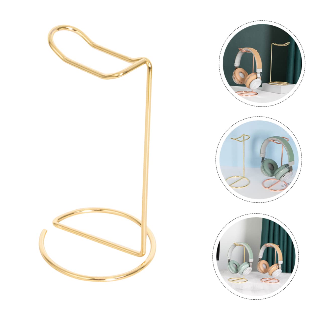 ORFOFE Stylish Alloy Headphone Hook - Universal Headset Holder Stand for Computer Desk, Gaming Setup & Office Organization - Perfect for Headphone Storage & Cable Management