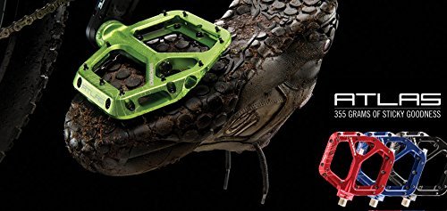 Race Face Atlas Mountain Bike Pedals - Durable Flat Pedals for MTB, BMX & Cycling - Ideal for Trail Riding, Downhill & Commuting