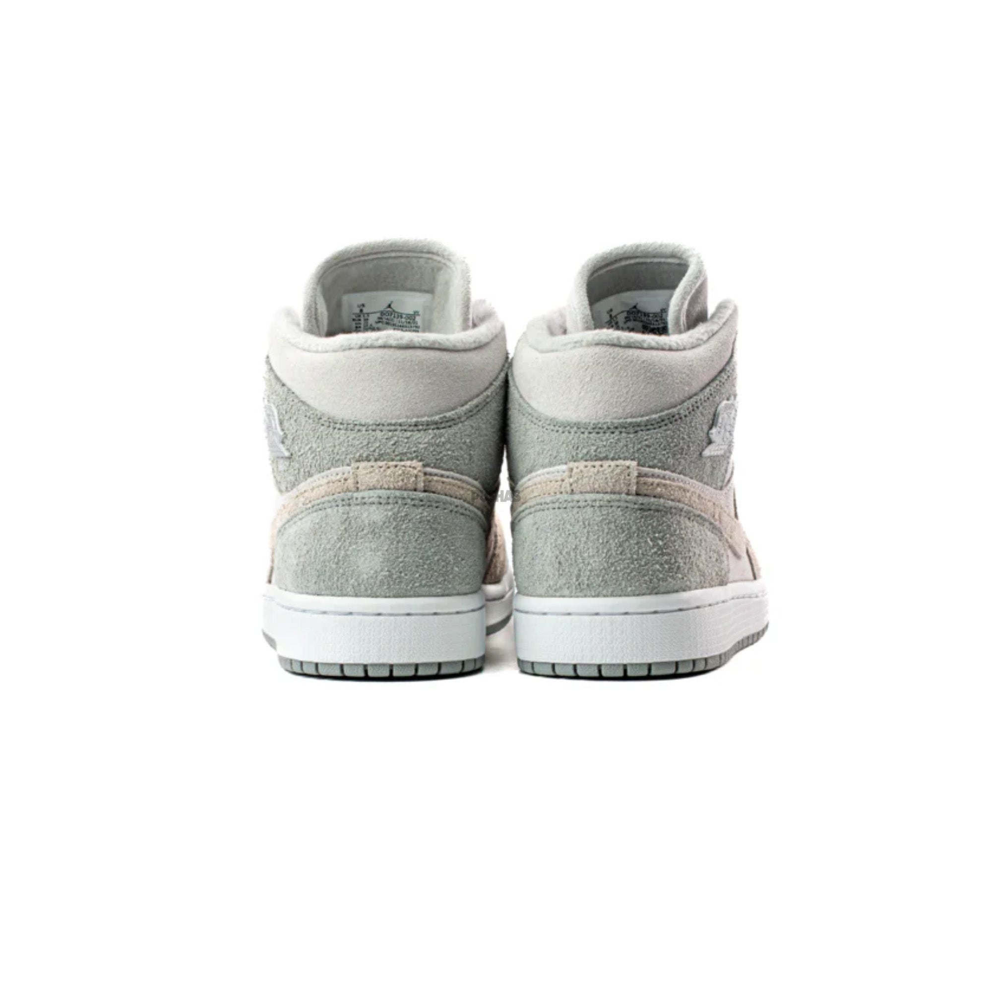 Air Jordan 1 Mid SE 'Particle Grey' Women's Basketball Shoes (2021) - Perfect for Streetwear, Casual Outfits & Sneaker Collectors