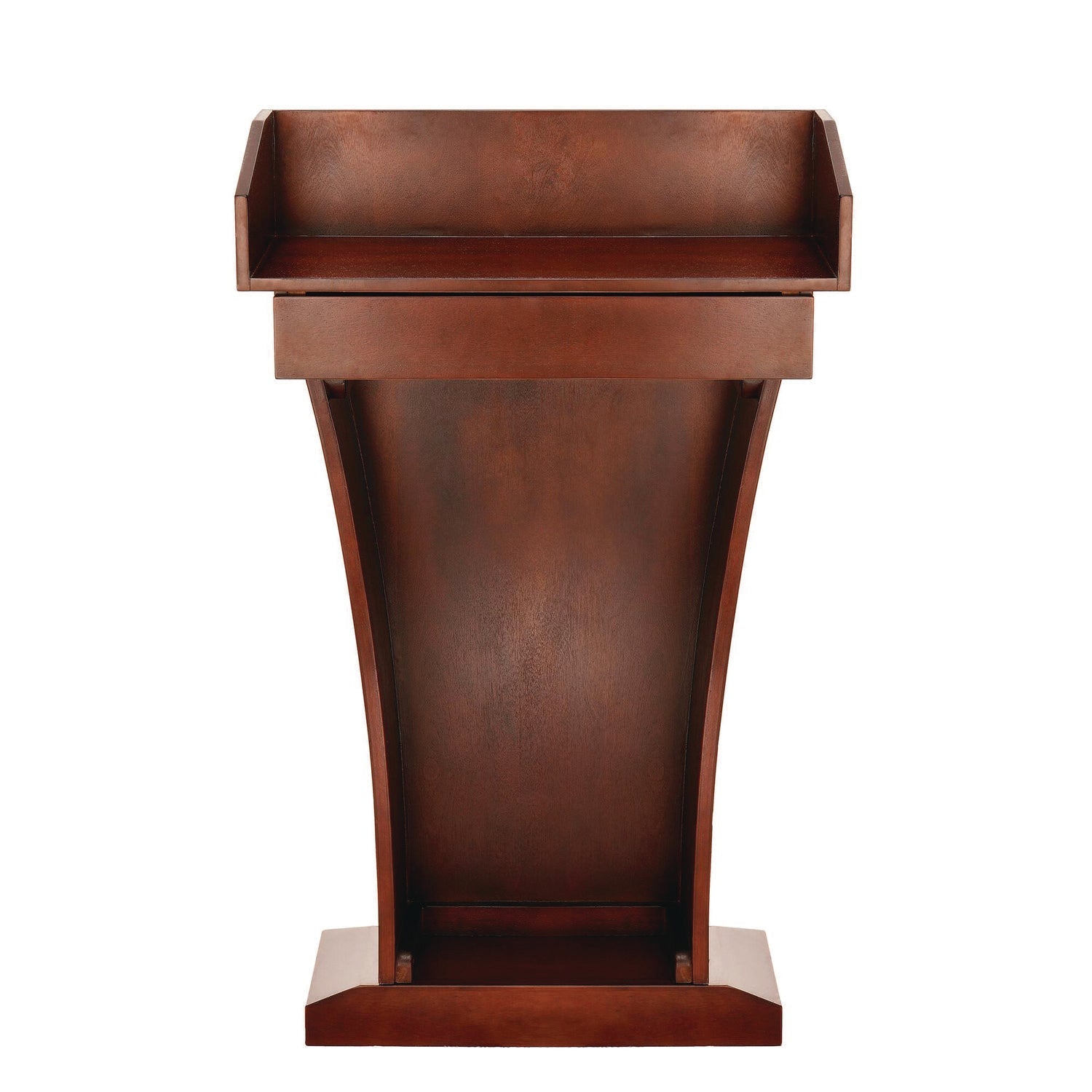 AdirOffice Wooden Standing Podium Lectern with Drawer & Storage - 27.55