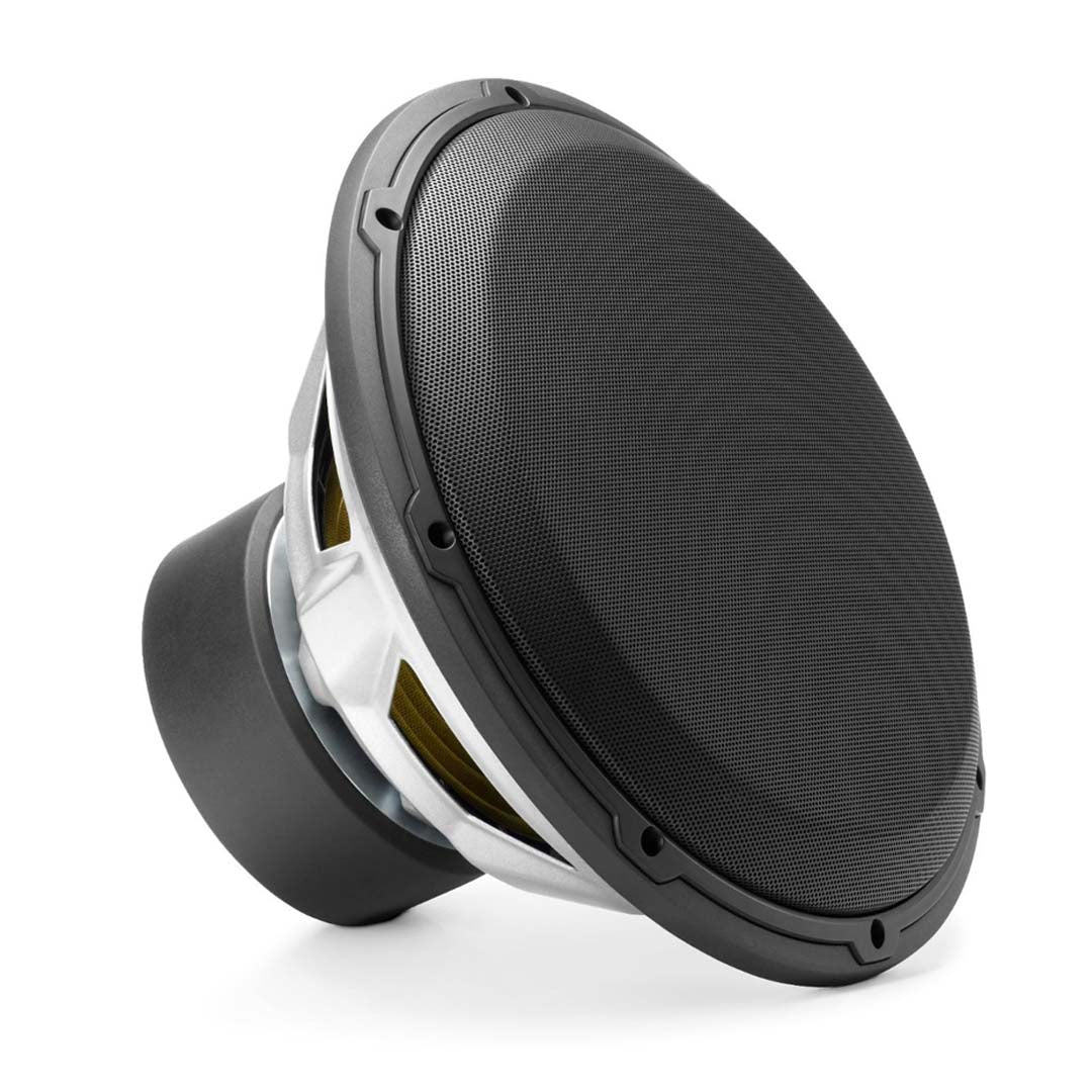 JL Audio 12W3v3-4 W3 Series 12-Inch Single 4 Ohm Car Subwoofer - 500W RMS Power for Deep Bass | Perfect for Car Audio Systems & Home Theater Setups