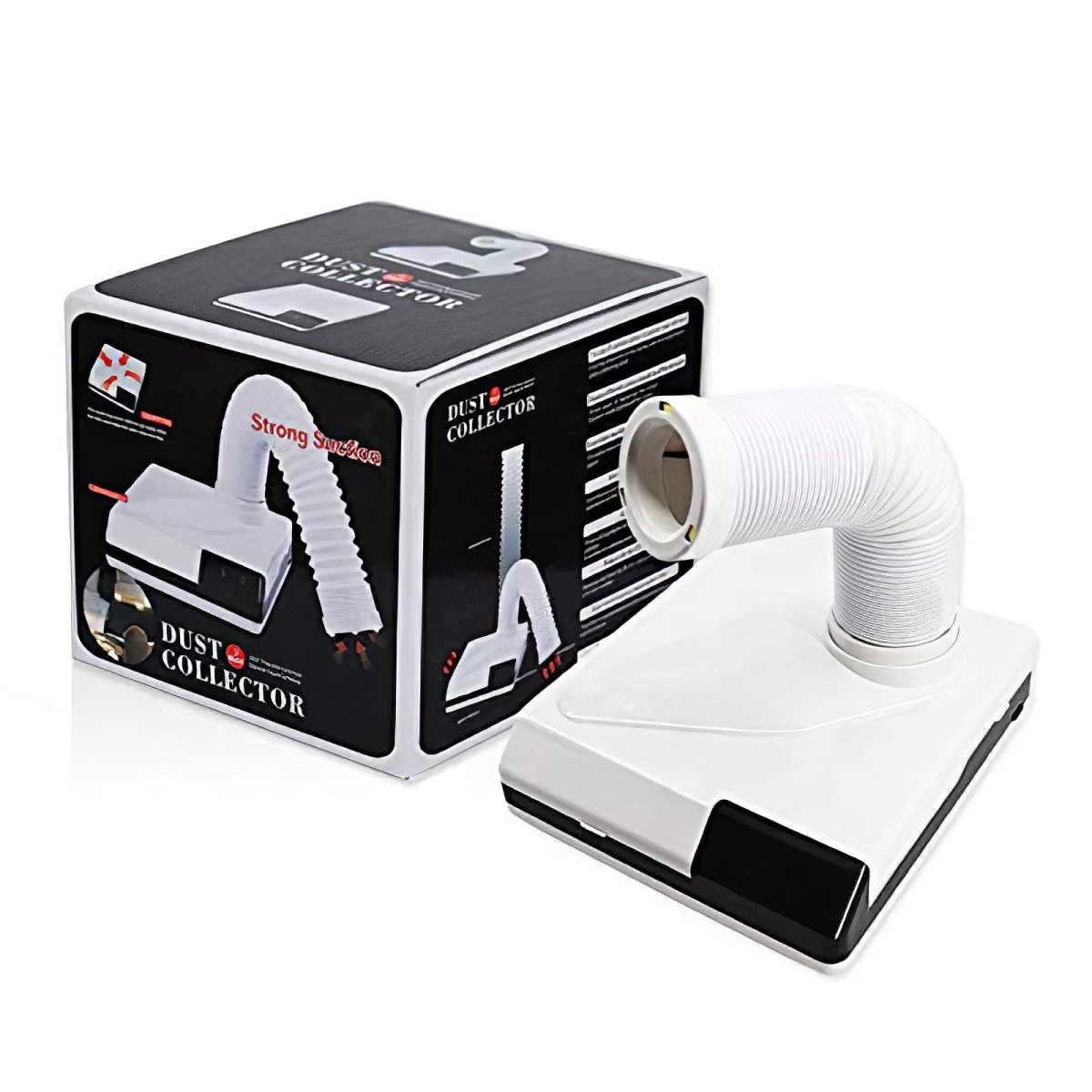 60W Nail Dust Vacuum Cleaner - Professional Nail Salon Dust Collector with Strong Suction for Manicure & Pedicure | Perfect for Home & Salon Nail Care