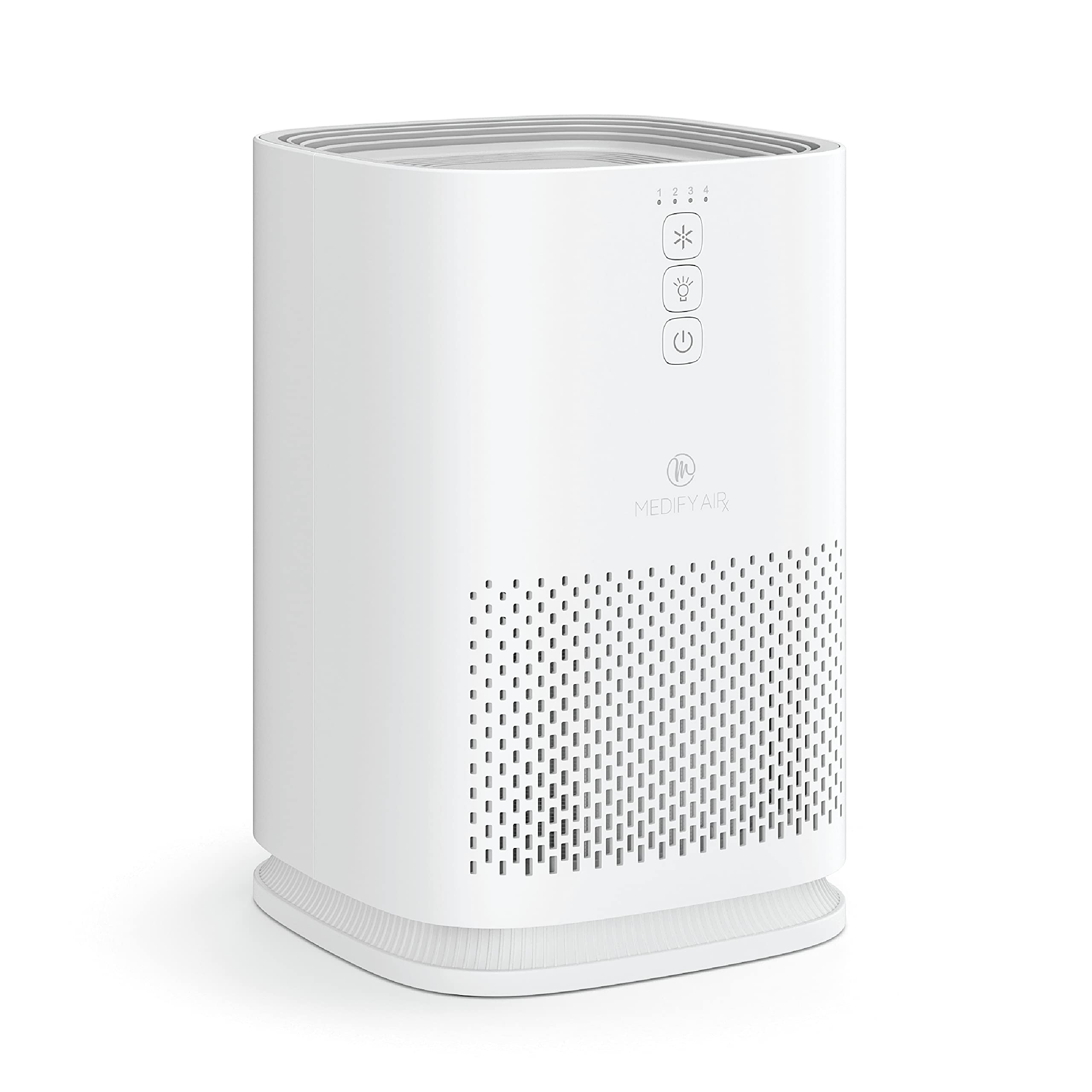 Medify MA-14 True HEPA H13 Air Purifier - Covers 470 sq.ft | Removes Smoke, Dust, Pollen, Pet Dander & Odors | Filters 99.9% of Particles Down to 0.1 Microns | White Air Cleaner (1-Pack) | Perfect for Bedrooms, Living Rooms & Offices