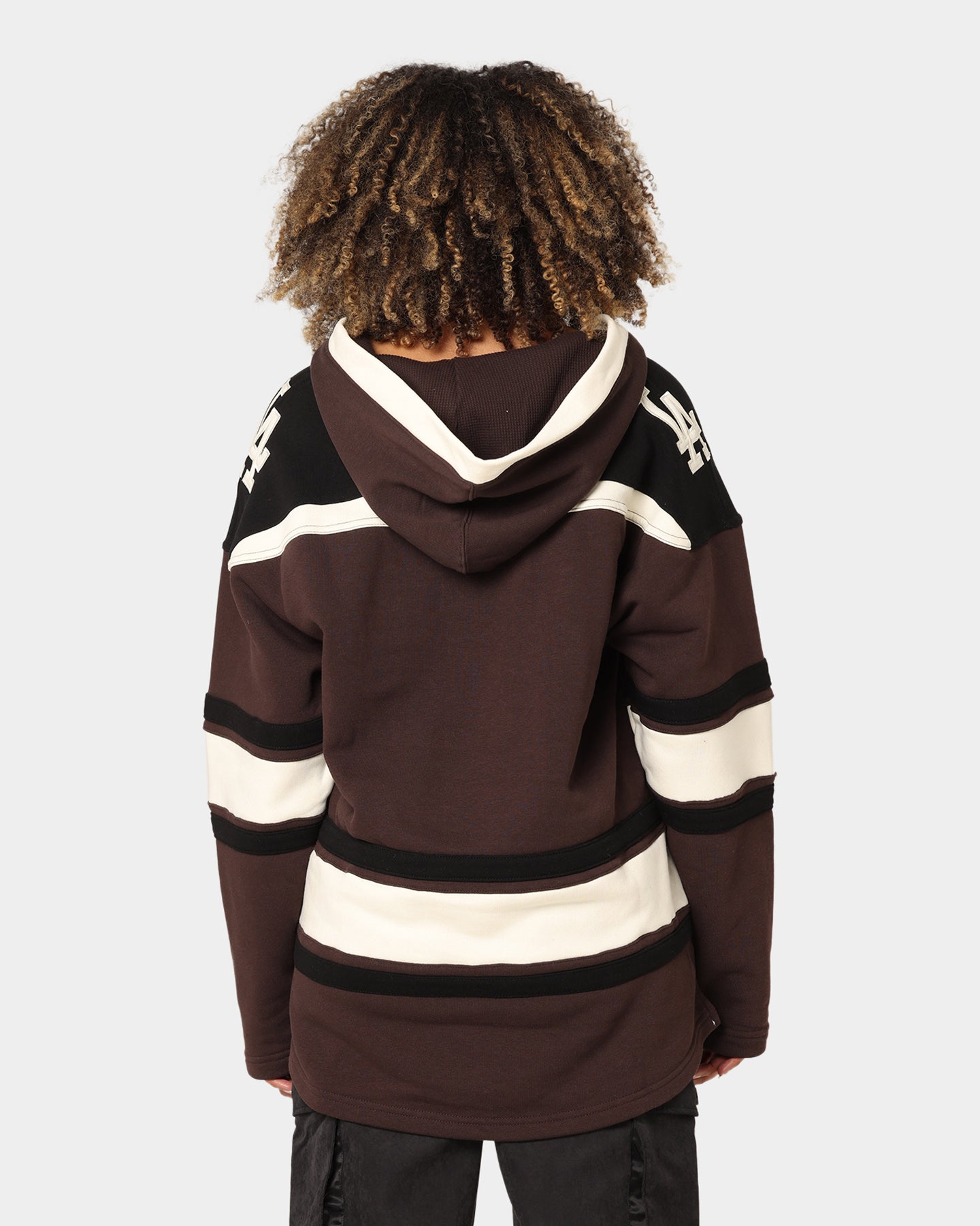 47 Brand Los Angeles Dodgers Superior Lacer Hoodie Brown - Cozy Baseball Fan Apparel for Game Day & Casual Wear