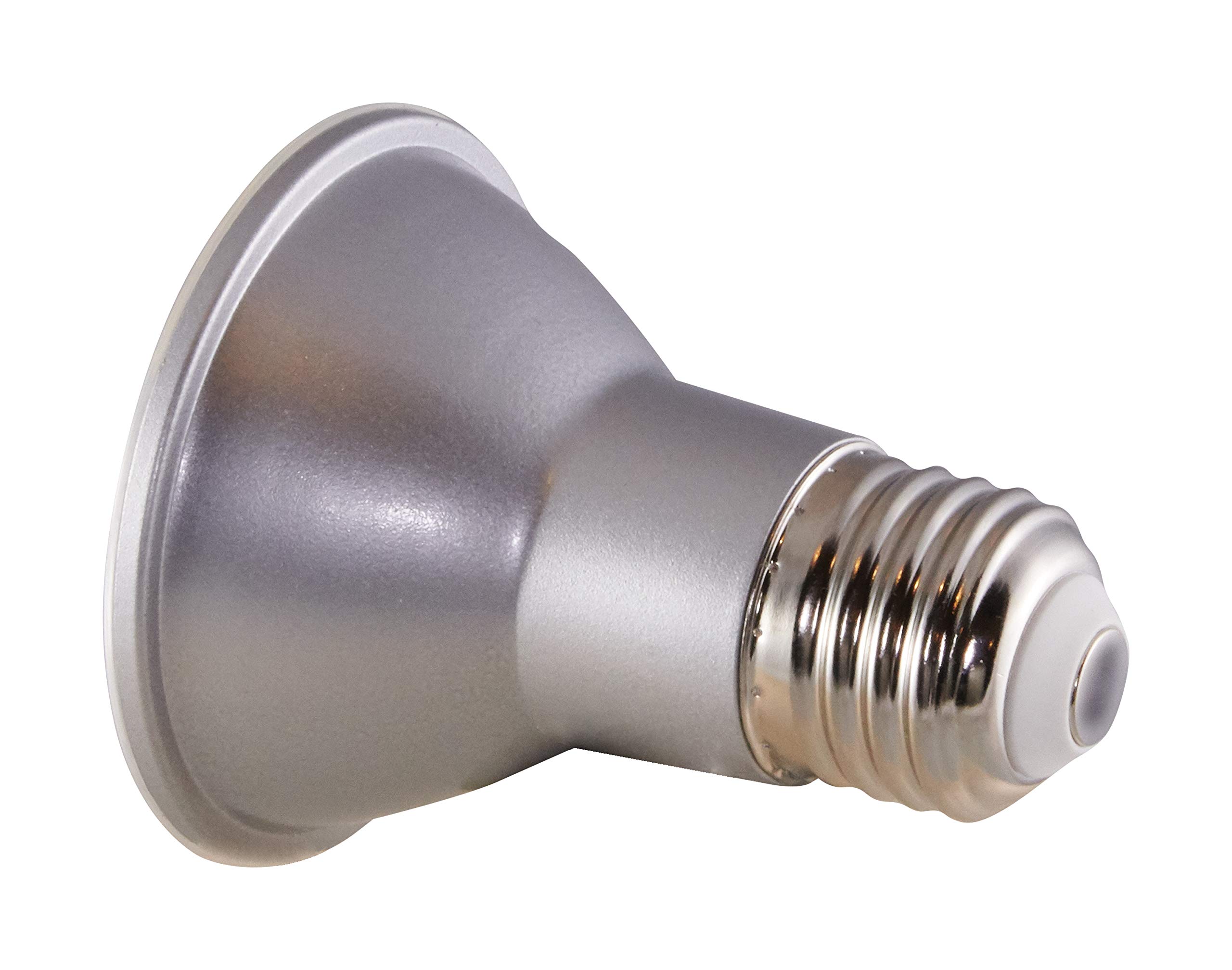 Satco S29409 6.5W PAR20 LED Light Bulb - 6 Pack, 5000K Daylight White, 520 Lumens, Dimmable, 120V, Energy Efficient - Perfect for Recessed Lighting, Track Lights, and Display Cases