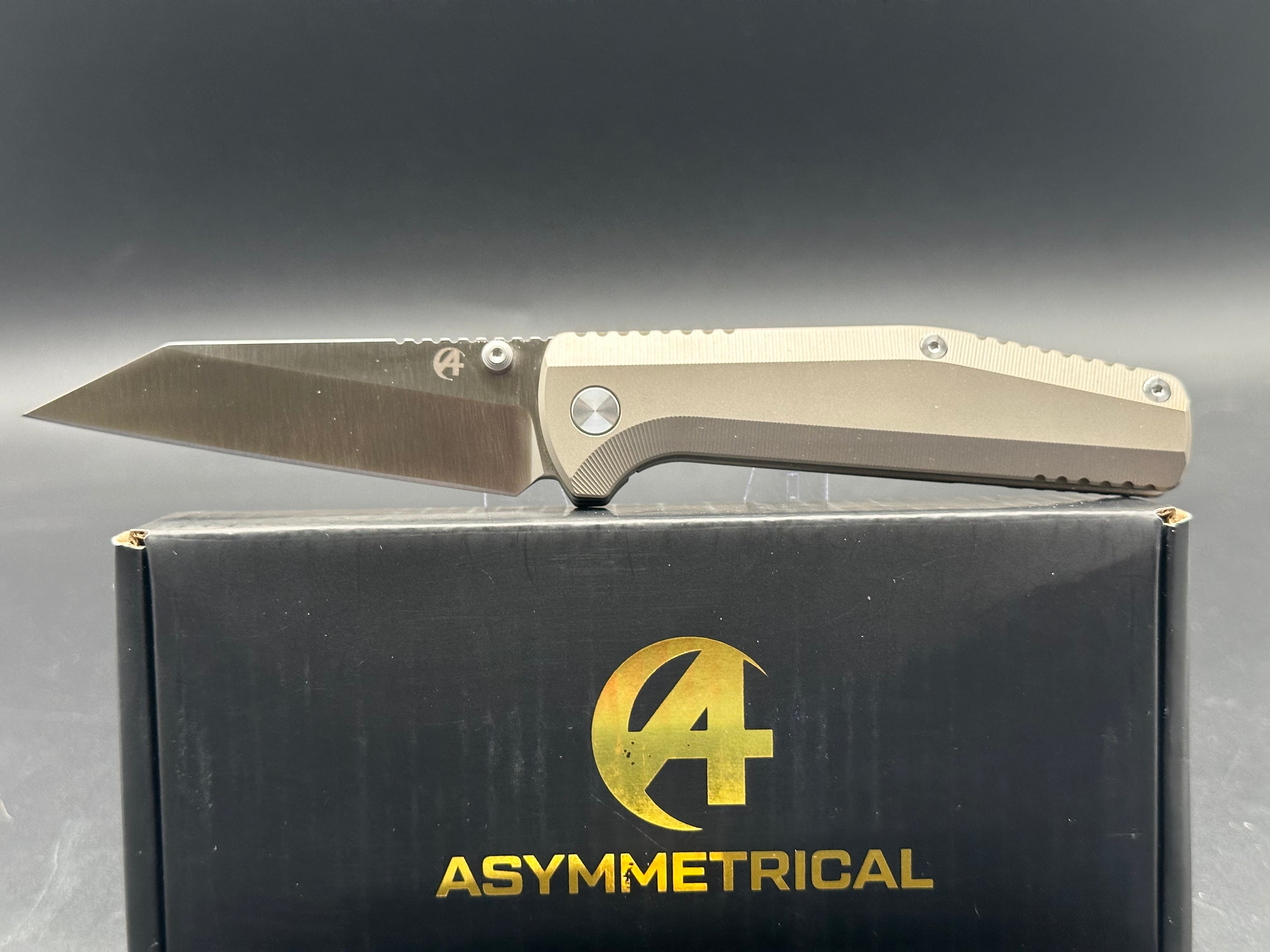 B'yond EDC Asymmetrical Dirk Pinkerton Folding Knife - 3.25