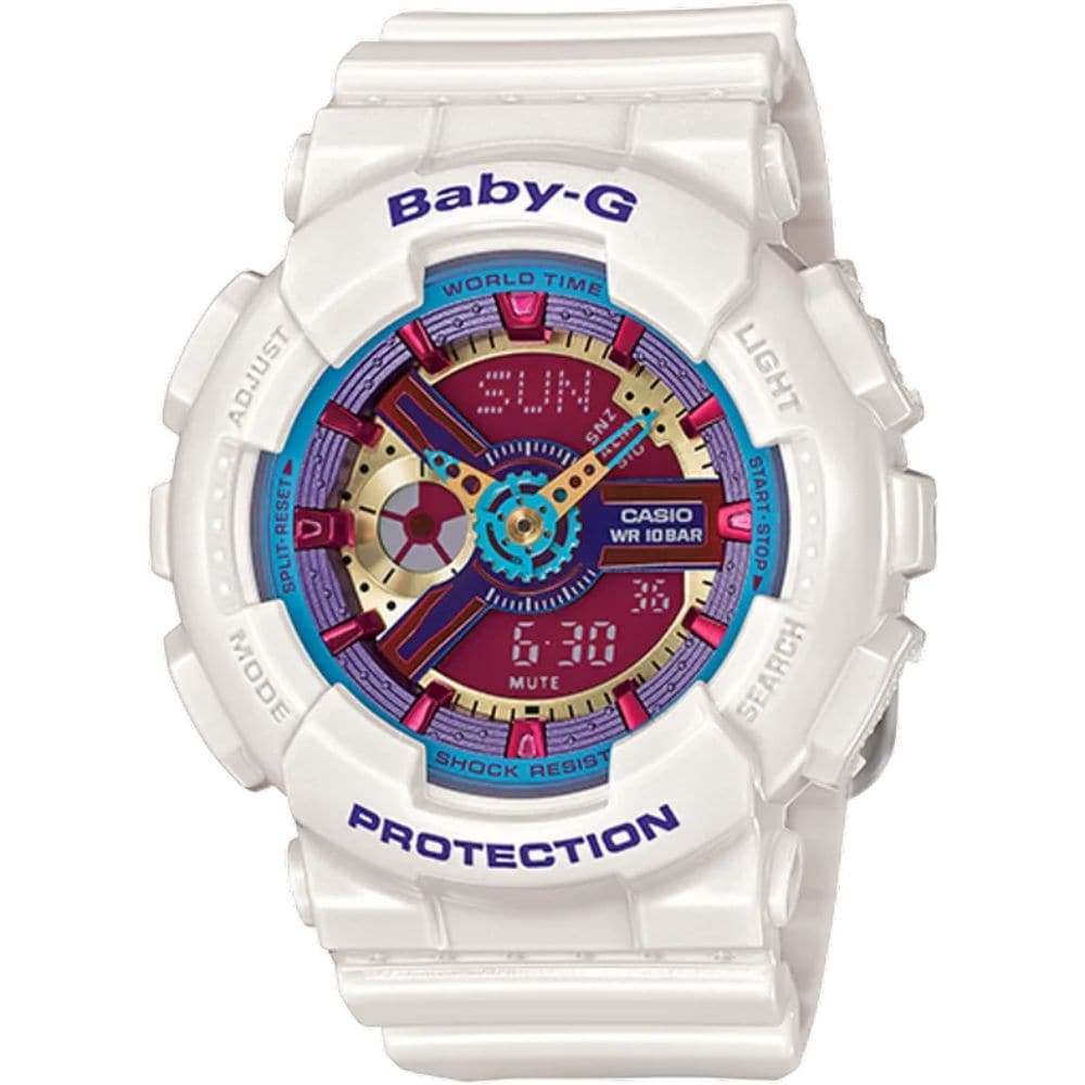 CASIO BABY-G BA-112-7ADR Women's Digital Sport Watch - Shock Resistant, Water Resistant, LED Light - Perfect for Running, Swimming & Outdoor Activities