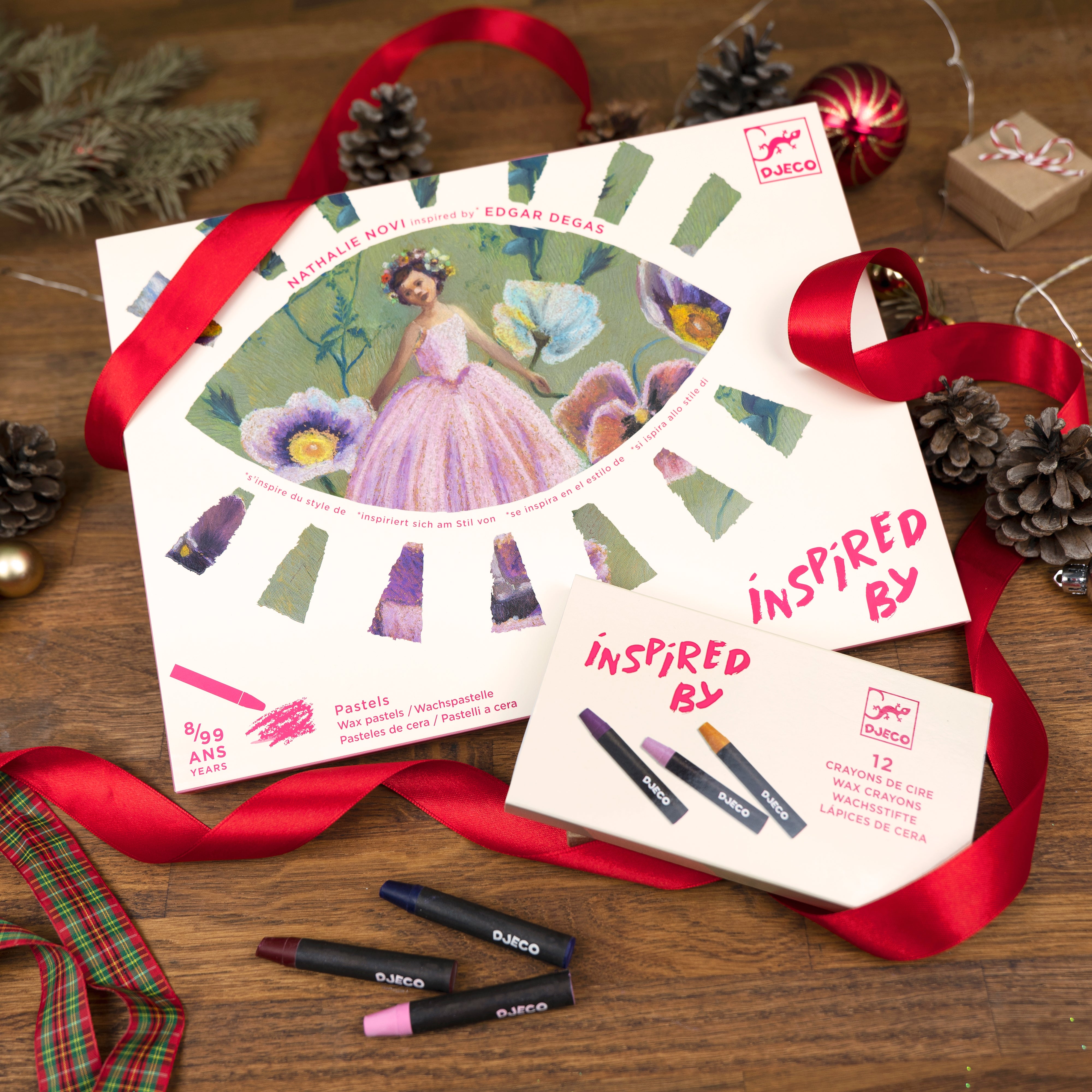 Edgar Degas Inspired Ballerina Oil Pastel Set - Premium Art Supplies for Drawing & Sketching - Perfect for Artists, Students & DIY Craft Projects