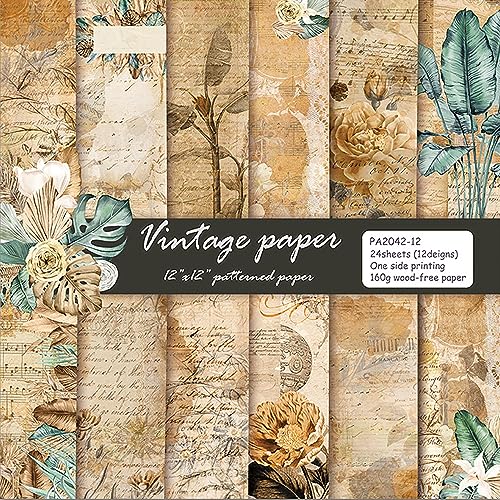 Vintage Paper 12×12