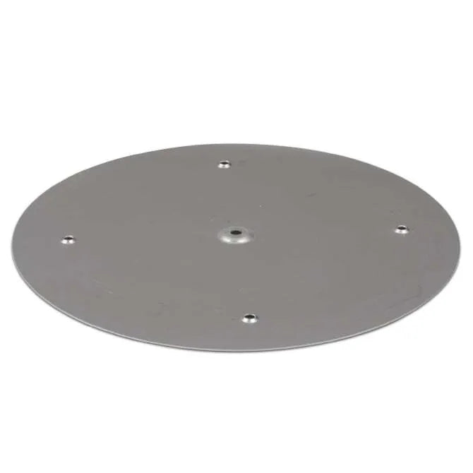 12.5 Inch Round Dinner Plates - Set of 4 White Ceramic Plates for Dining, Kitchen & Party Serving | Microwave & Dishwasher Safe