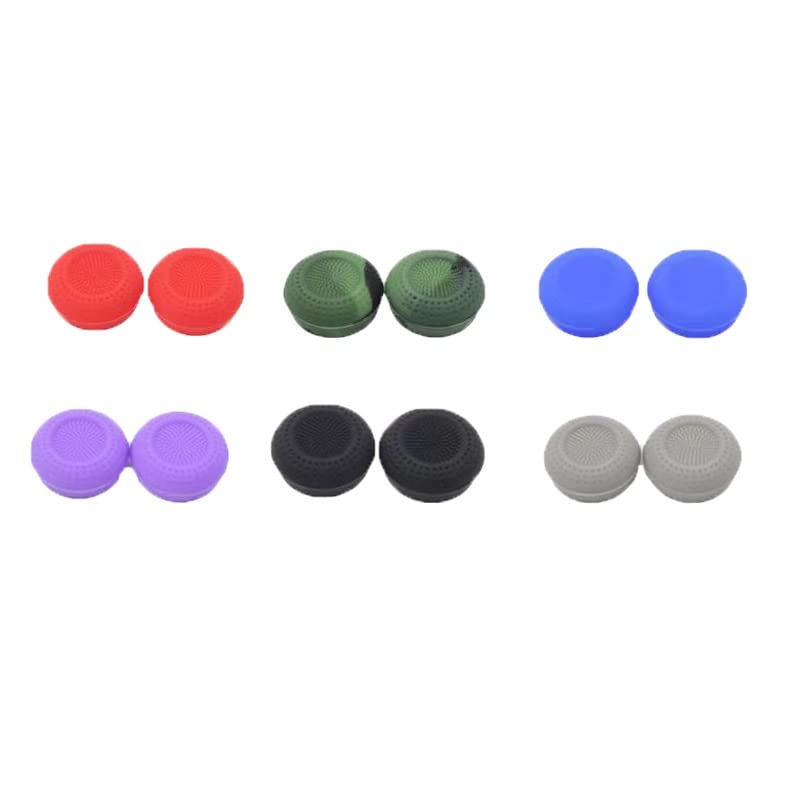 6 Pairs PS5 VR2 Controller Thumb Grip Caps, Silicone Joystick Protector Covers for Virtual Reality Gaming Accessories - Enhance Grip & Comfort for PS5 VR2 Controllers