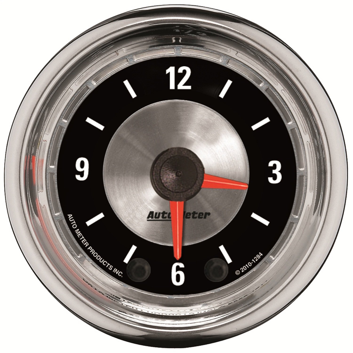 Auto Meter 1284 American Muscle Car Clock - Vintage Style Dashboard Gauge for Classic Ford Mustang, Chevy Camaro & Dodge Challenger - Perfect for Car Enthusiasts & Automotive Decor