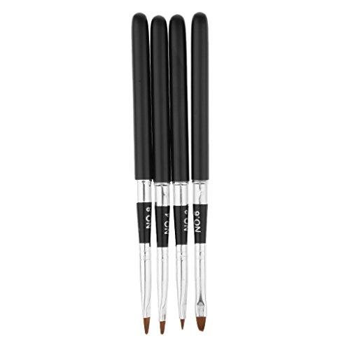 4 Pcs Nail Art Dotting Pen Set - Professional UV Gel Nail Design Tools for Dotting, Painting & Drawing - Perfect for DIY Manicures, Nail Salons & Home Beauty Care
