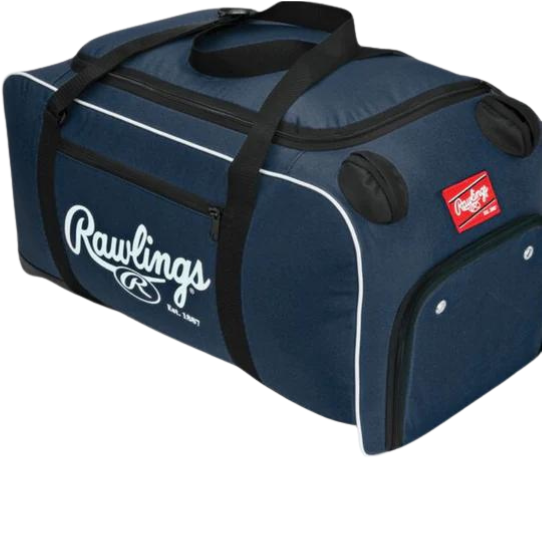 Rawlings Covert Duffle Bag - Large Sports Gym Bag for Baseball, Football & Travel - Water-Resistant Durable Athletic Gear for Men & Women - Perfect for Gym, Workouts & Weekend Getaways